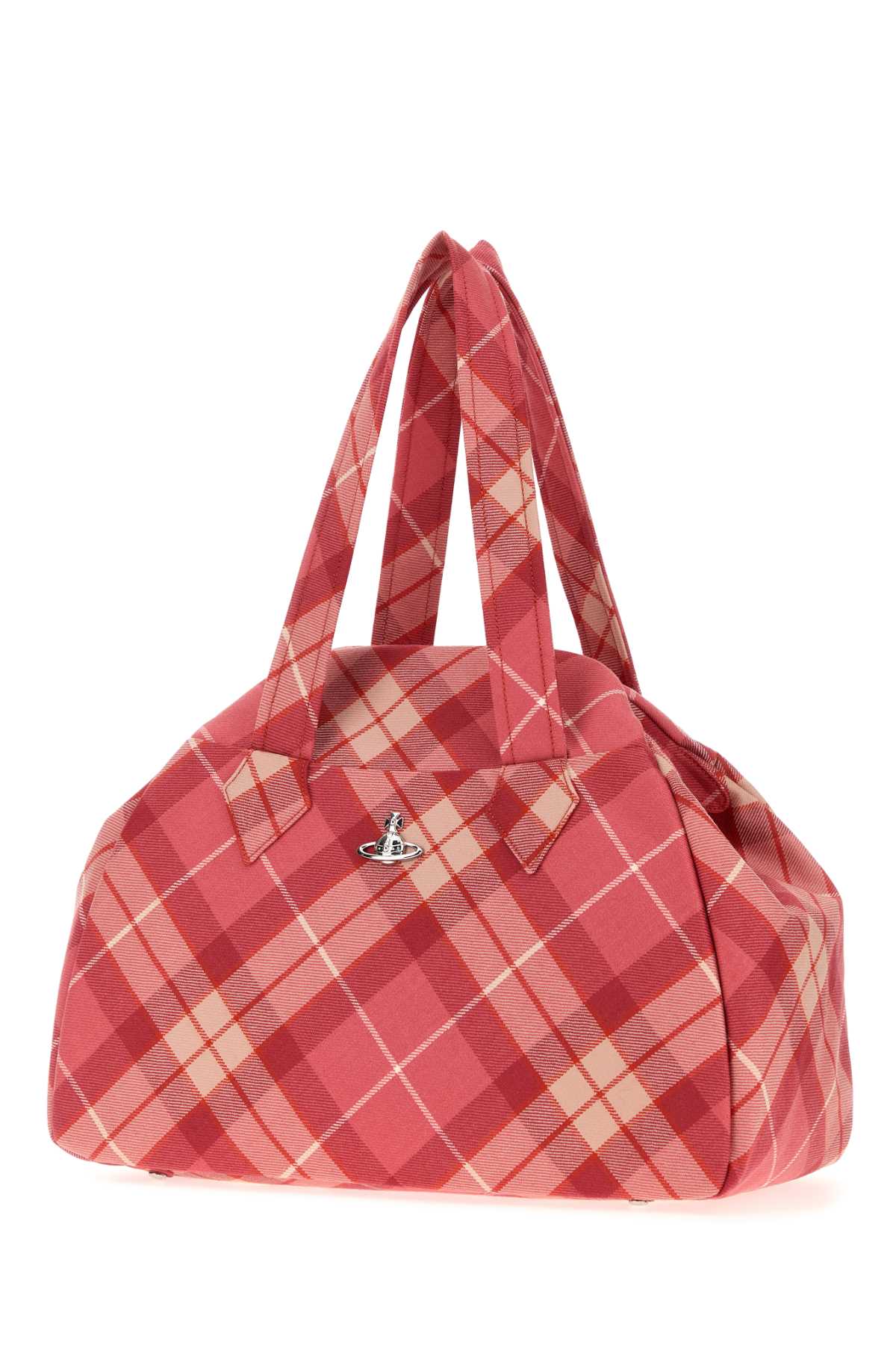 Vivienne Westwood Women Embroidered Fabric Large Archive Shopping Bag VIVIENNE WESTWOOD