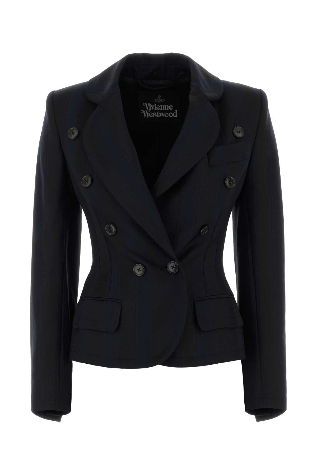 Vivienne Westwood Women Embroidered Wool Georgia Blazer VIVIENNE WESTWOOD