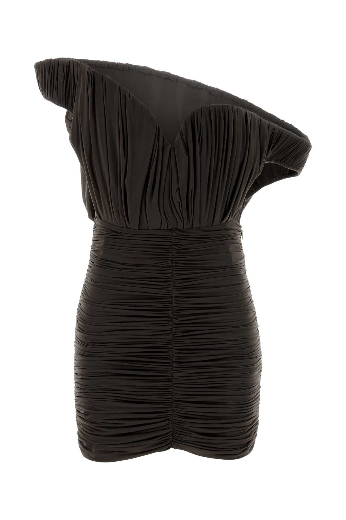 Magda Butrym Women Mud Jersey Mini Dress MAGDA BUTRYM