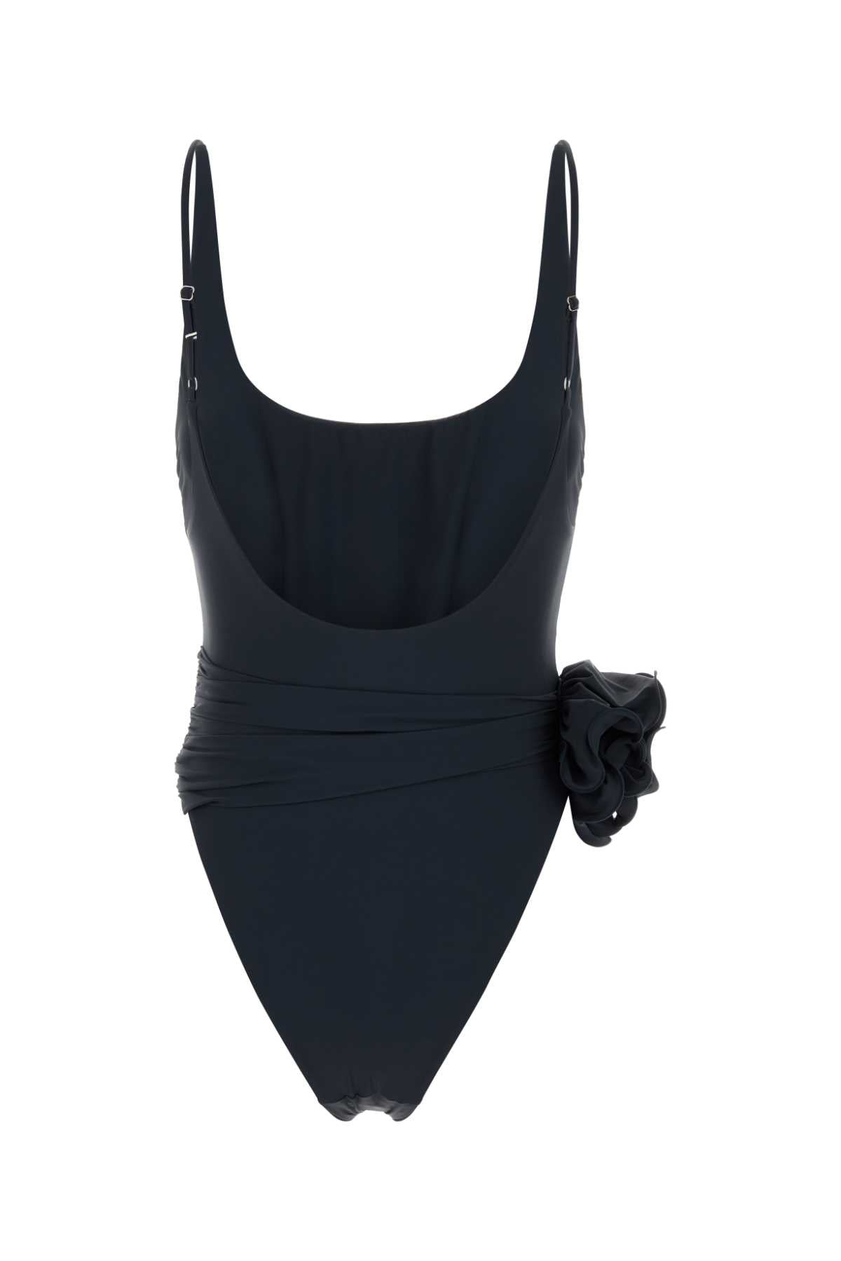 Magda Butrym Women Denim Blue Stretch Nylon Swimsuit MAGDA BUTRYM