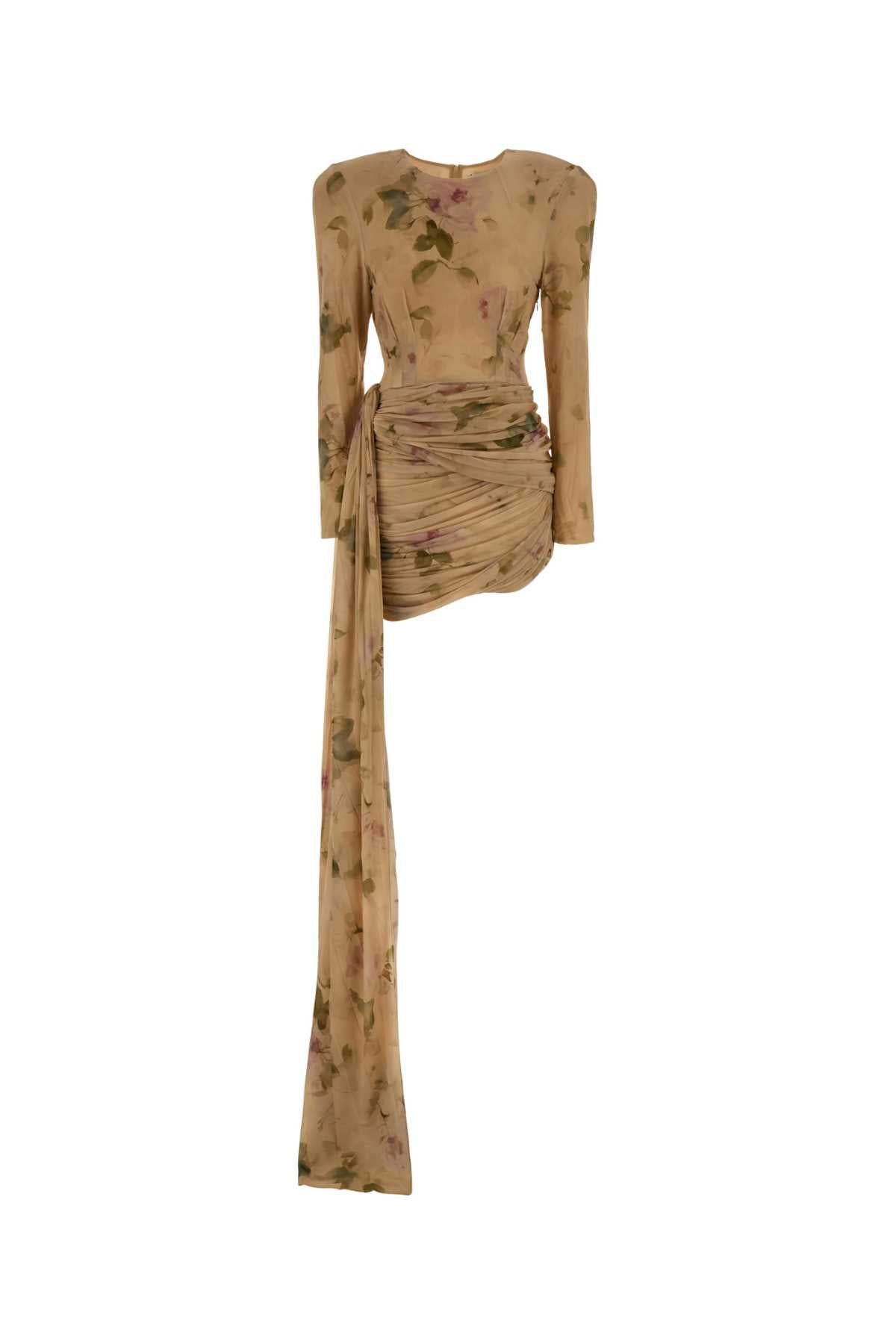 Magda Butrym Women Printed Stretch Tulle Dress MAGDA BUTRYM