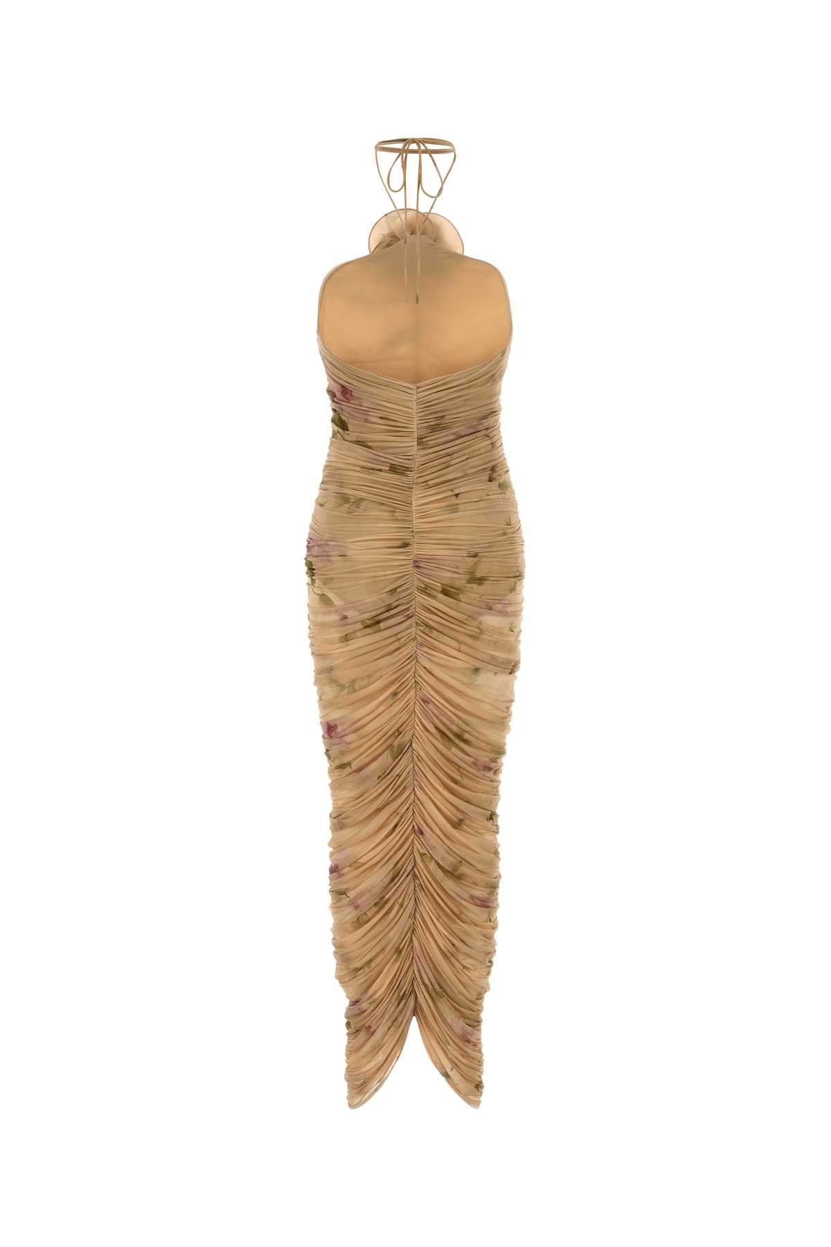 Magda Butrym Women Printed Stretch Mesh Dress MAGDA BUTRYM