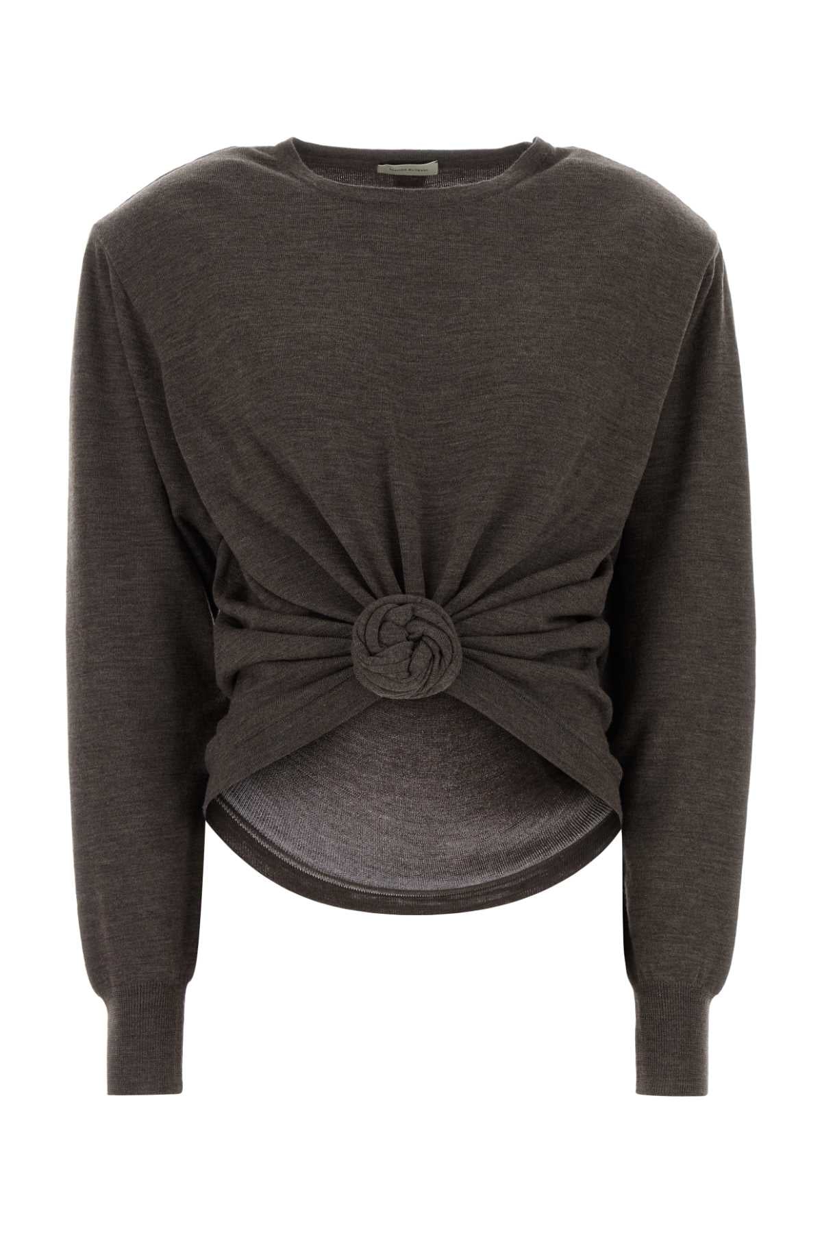 Magda Butrym Women Mud Wool Sweater MAGDA BUTRYM