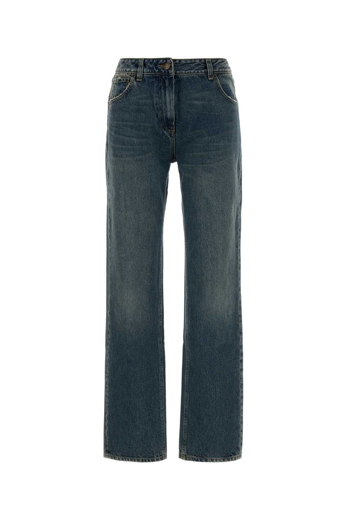 Magda Butrym Women Aw26 Denim 01 Pants Blue MAGDA BUTRYM
