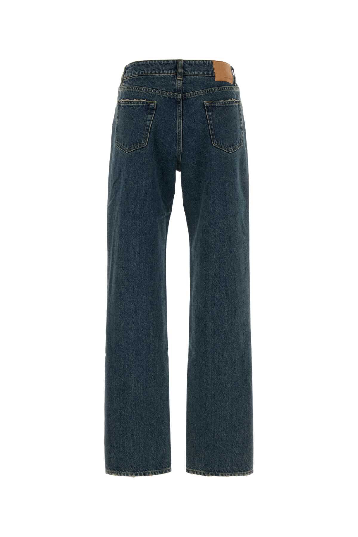 Magda Butrym Women Aw26 Denim 01 Pants Blue MAGDA BUTRYM