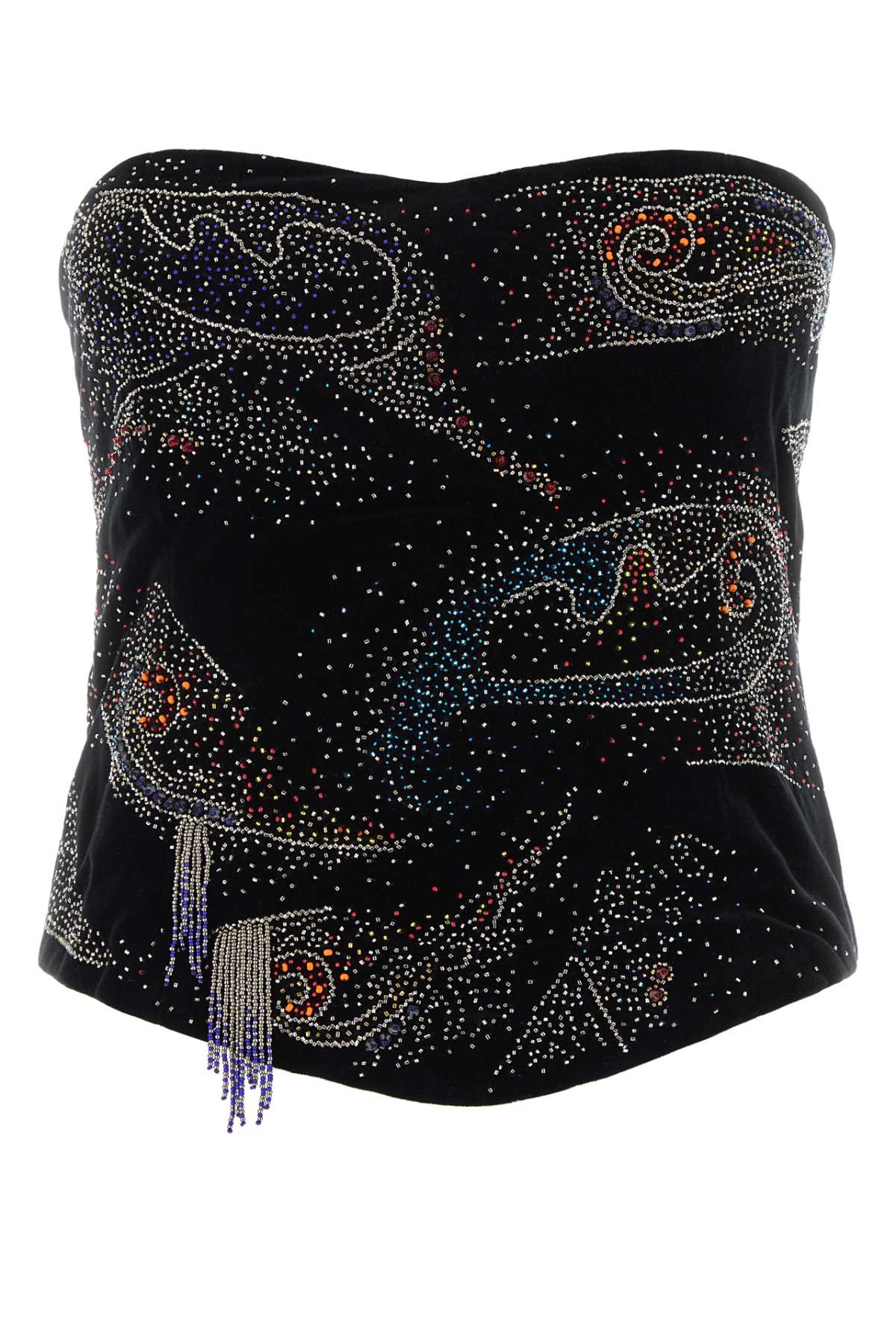 Isabel Marant Women Embellished Velvet Jiska Bodice ISABEL MARANT