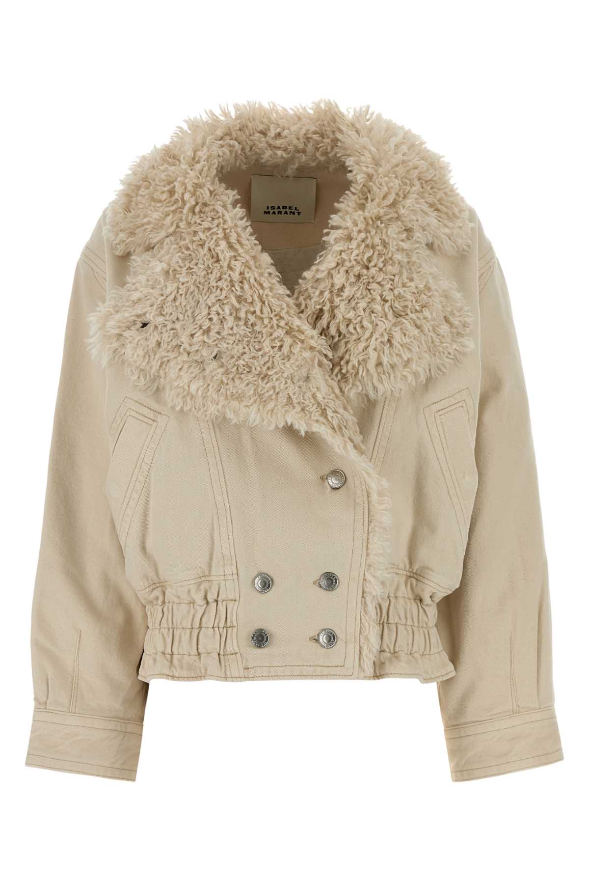 Isabel Marant Women Sand Denim Valineo Jacket ISABEL MARANT