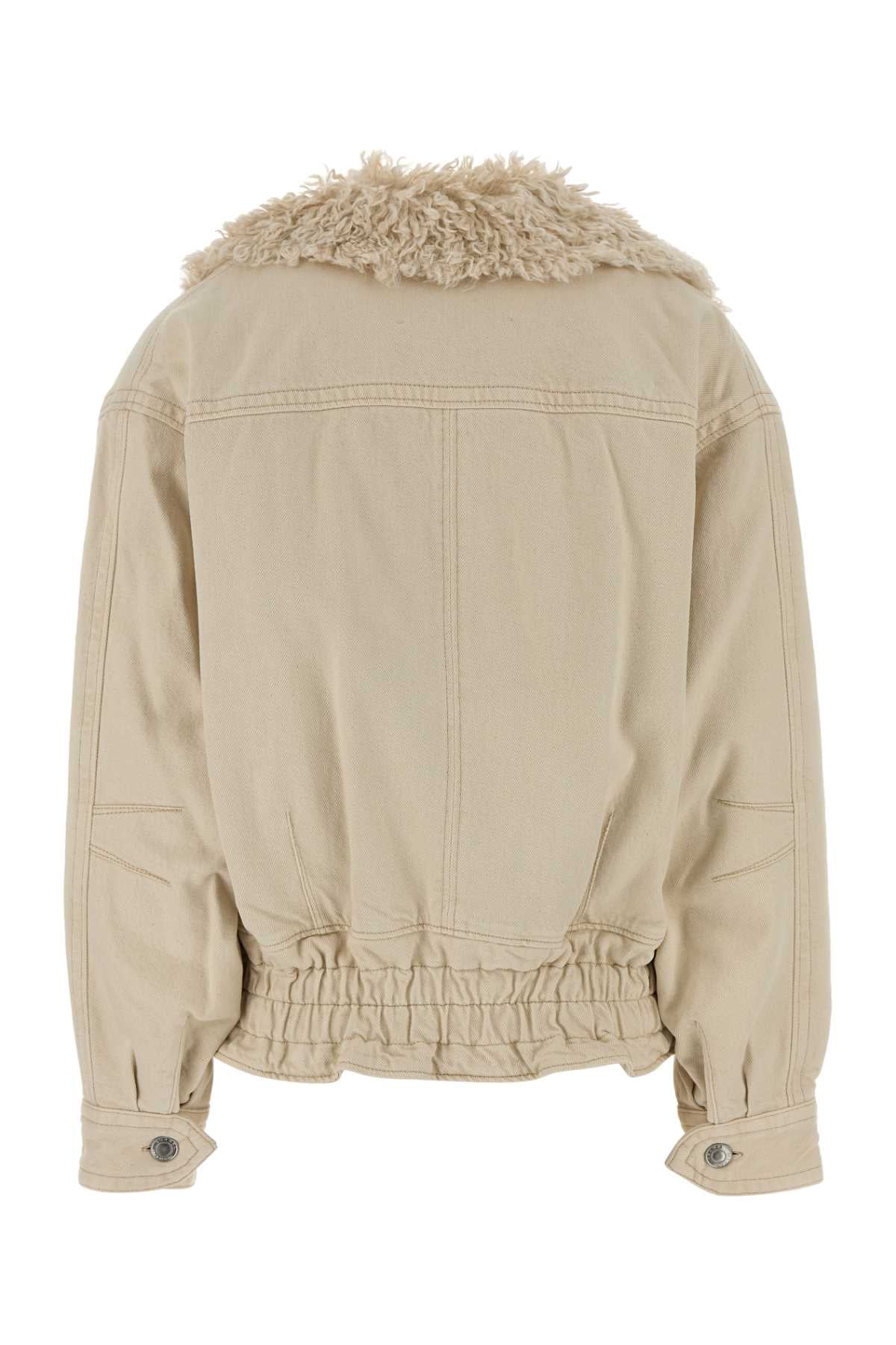 Isabel Marant Women Sand Denim Valineo Jacket ISABEL MARANT