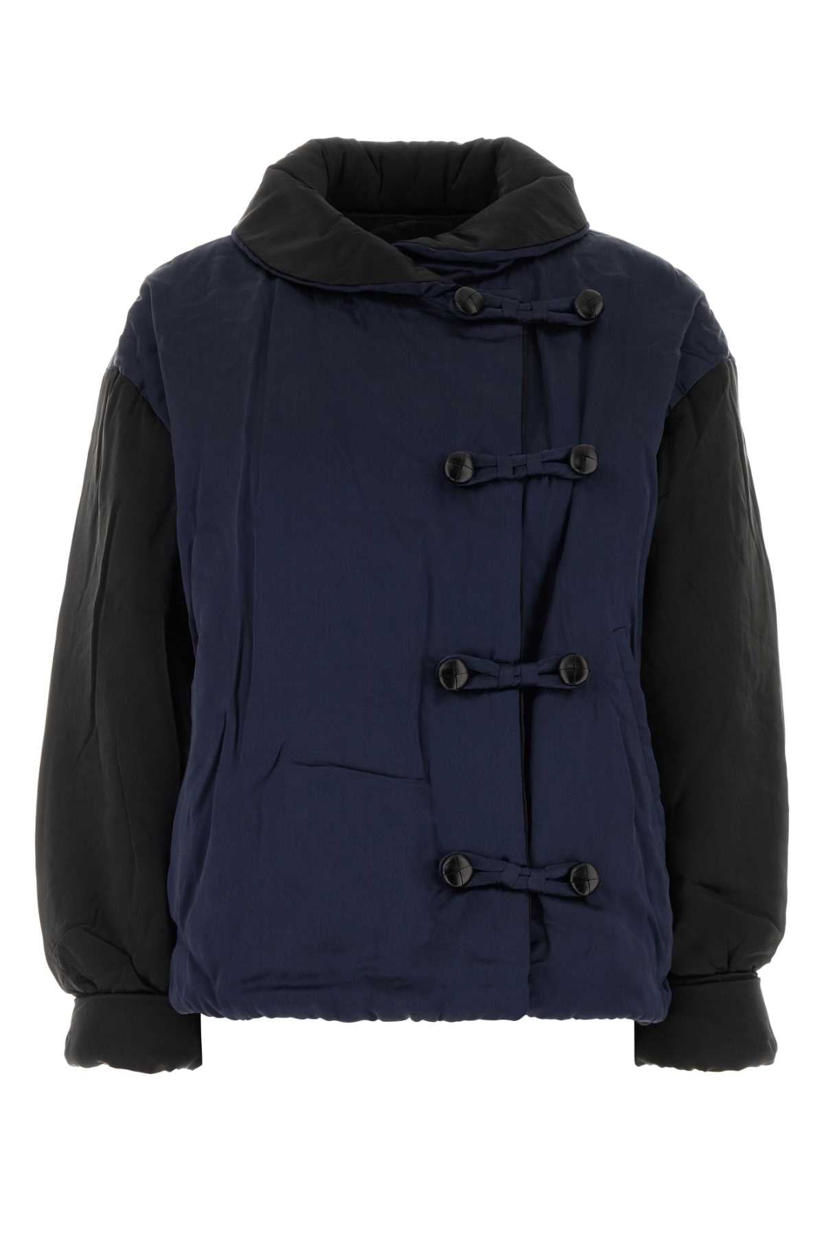 Isabel Marant Women Two-Tone Silk Bleza Reversible Padded Jacket ISABEL MARANT
