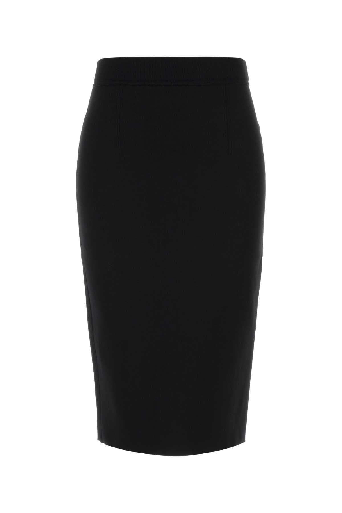 Tom Ford Women Black Stretch Viscose Blend Skirt TOM FORD