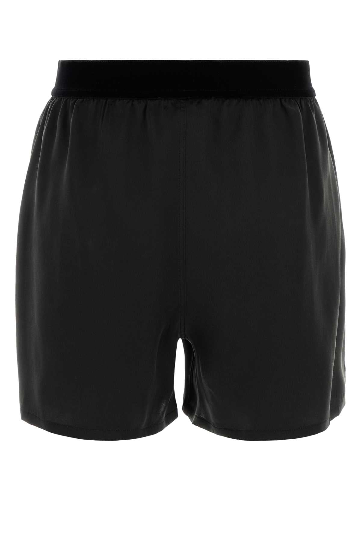 Tom Ford Women Black Satin Shorts TOM FORD