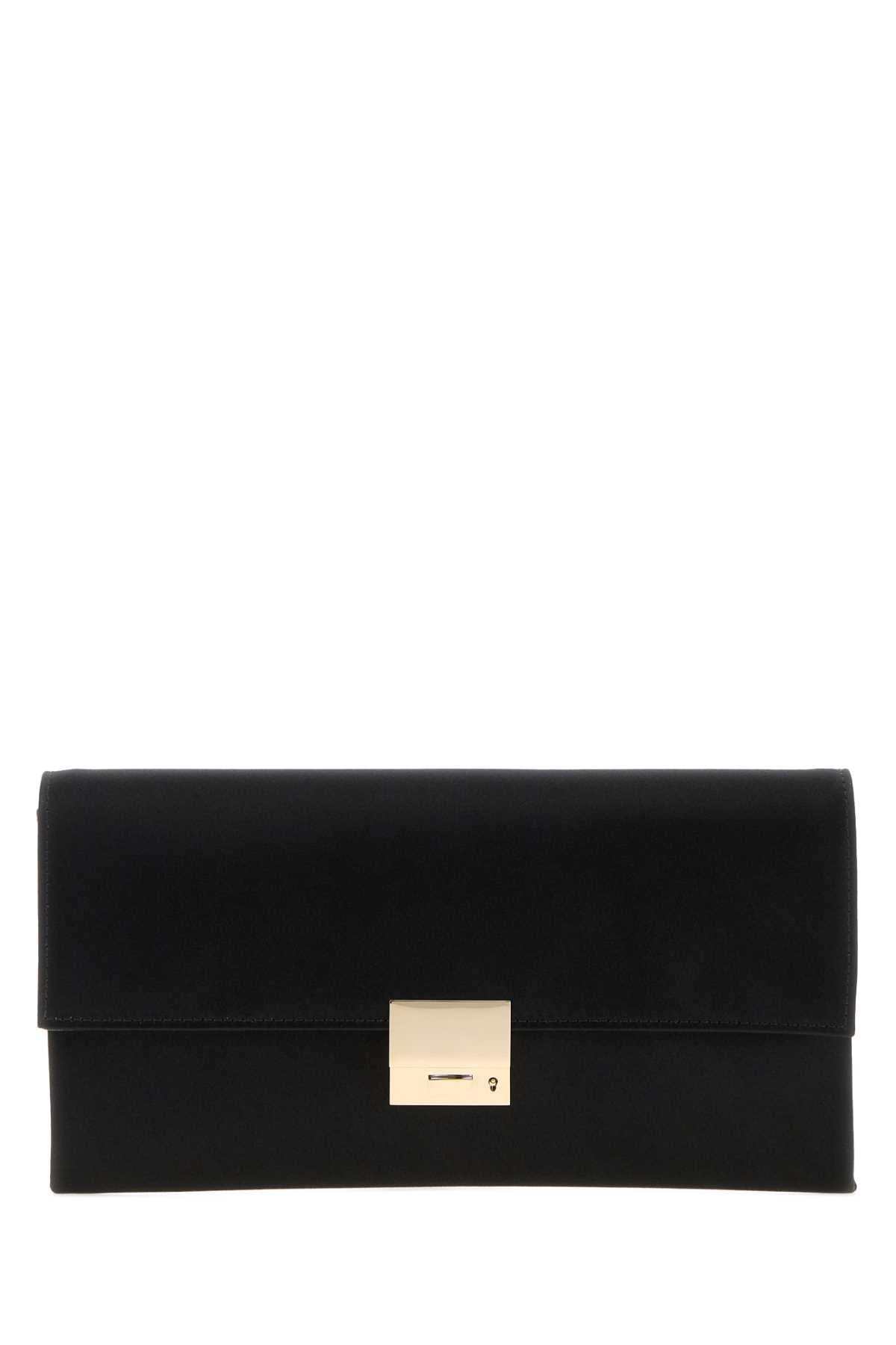 Tom Ford Women Black Satin Clutch TOM FORD