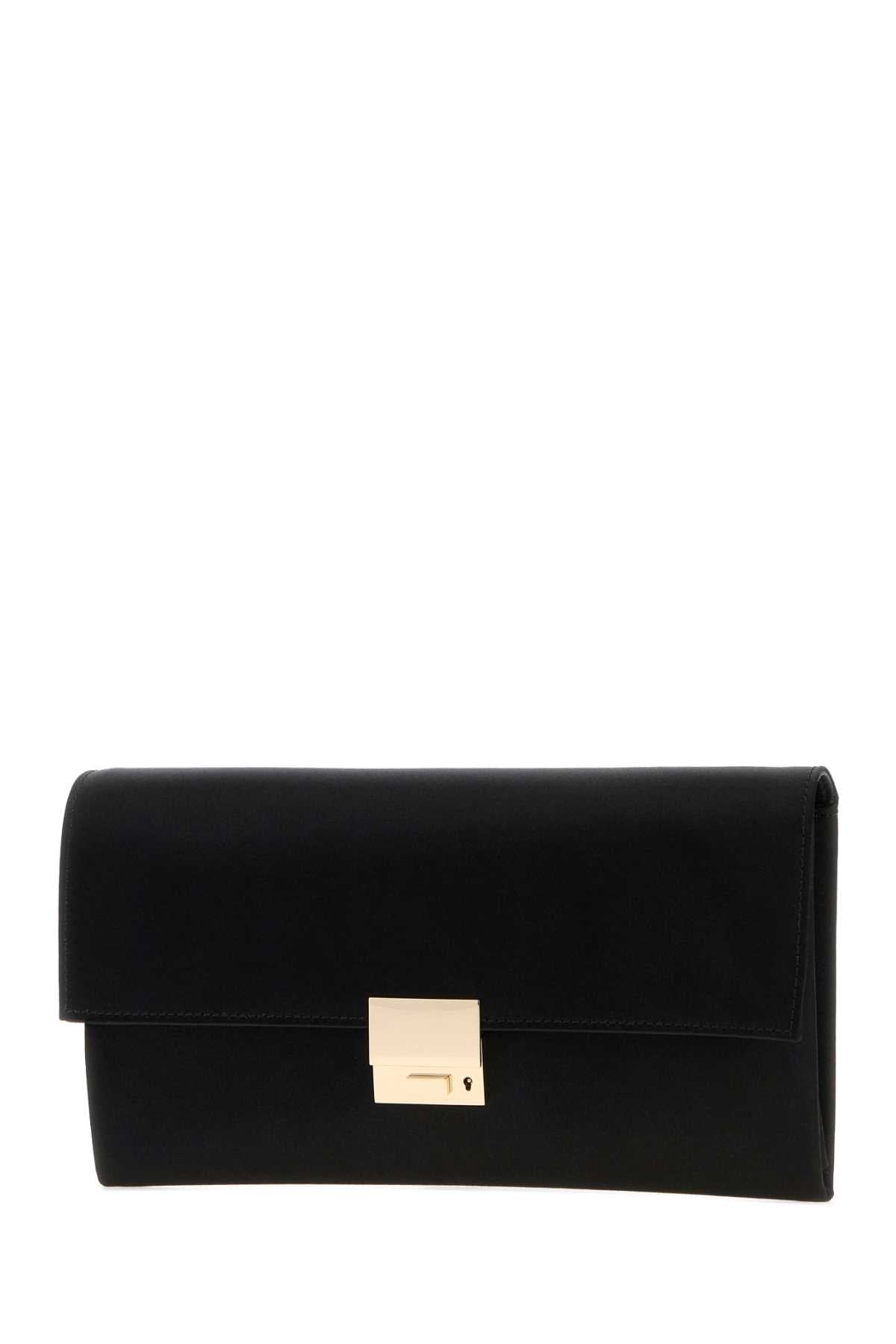 Tom Ford Women Black Satin Clutch TOM FORD