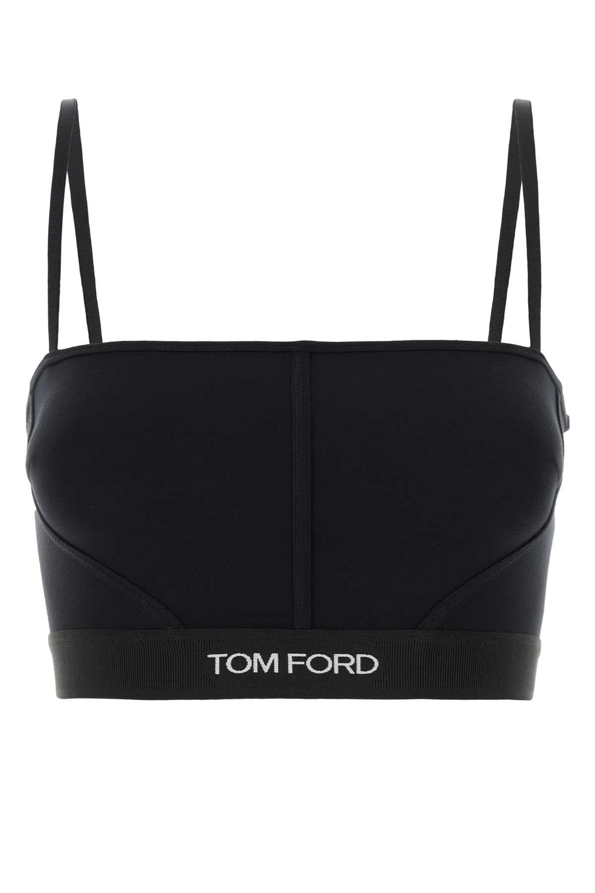 Tom Ford Women Black Stretch Modal Bra TOM FORD