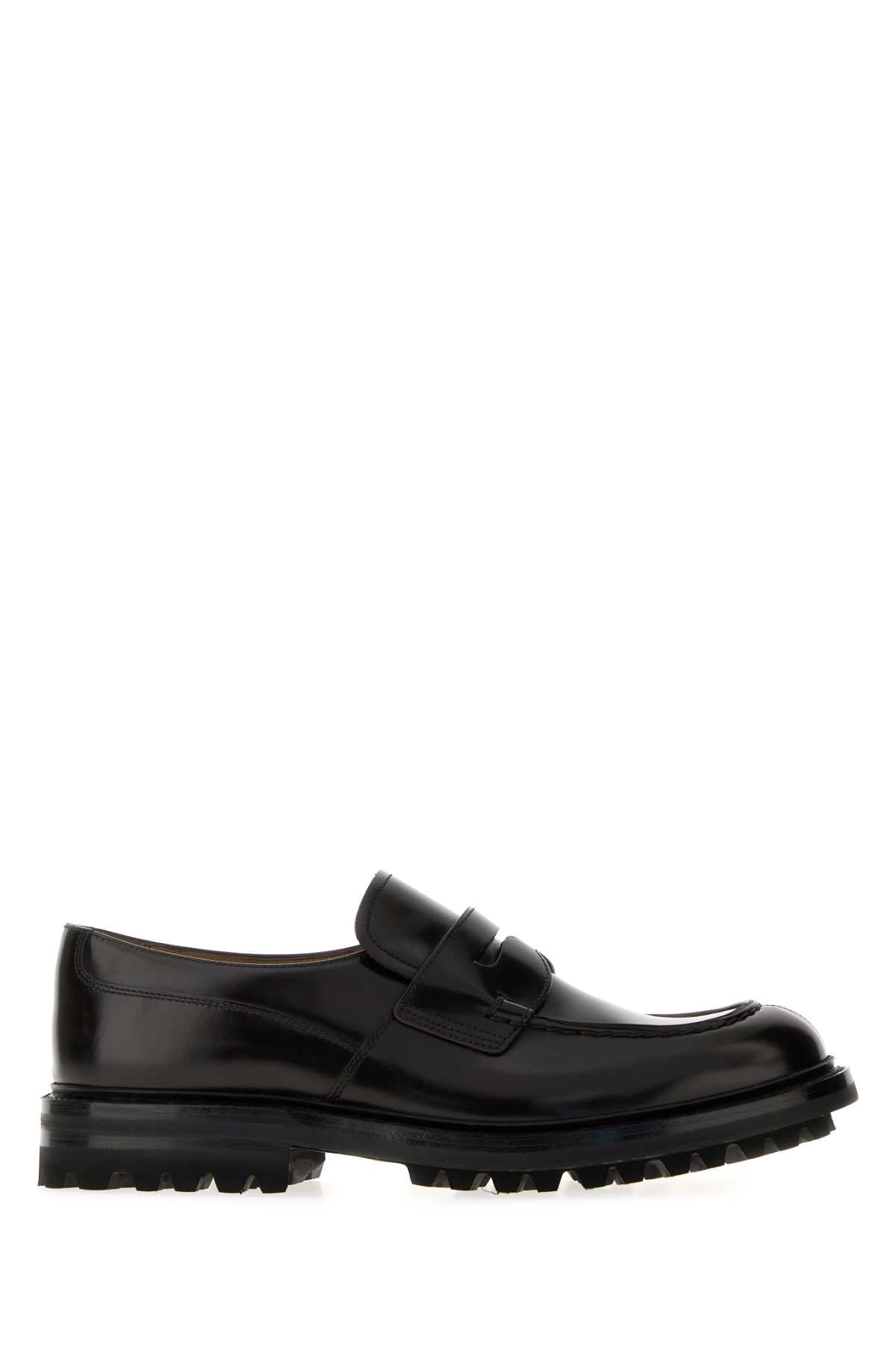 Church's Men Dark Brown Leather Mc Kinnon Loafers CHURCH'S