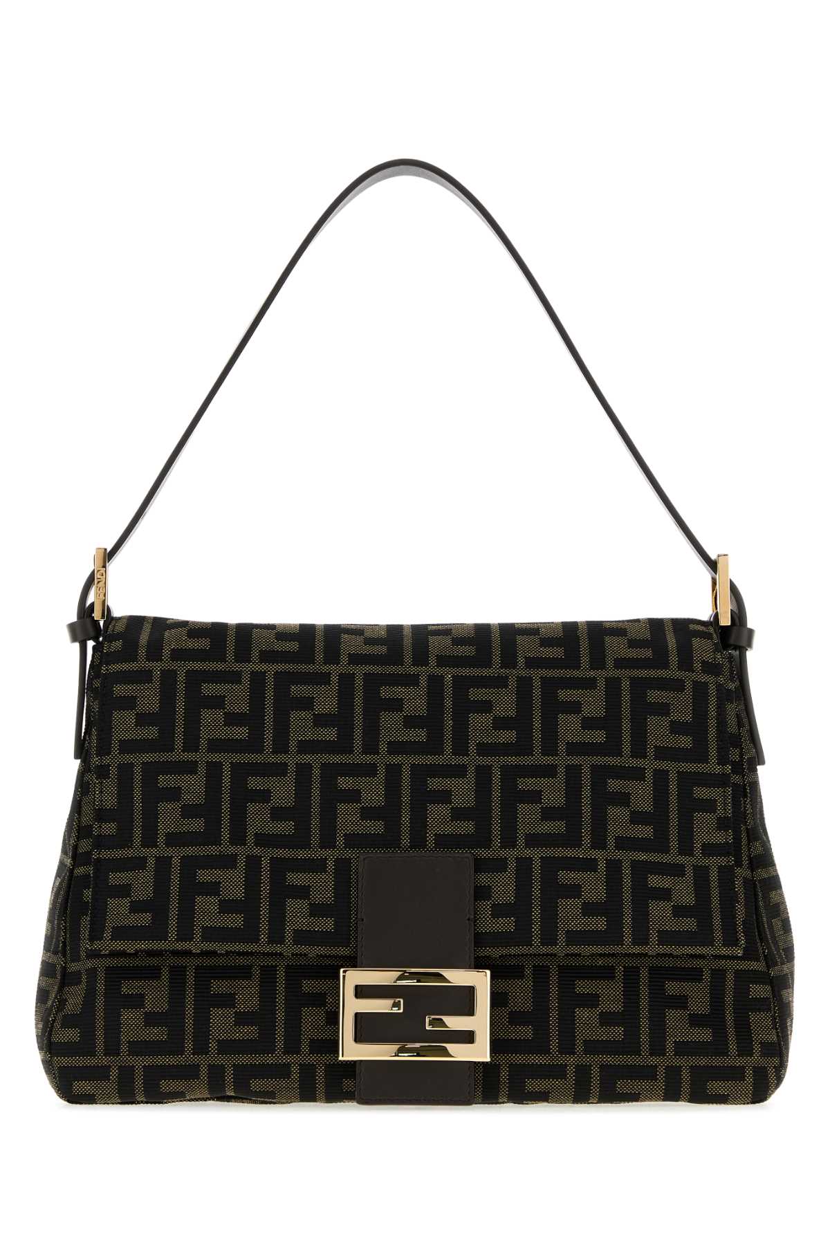 Fendi Women Embroidered Jacquard Flap 26235 Shoulder Bag FENDI