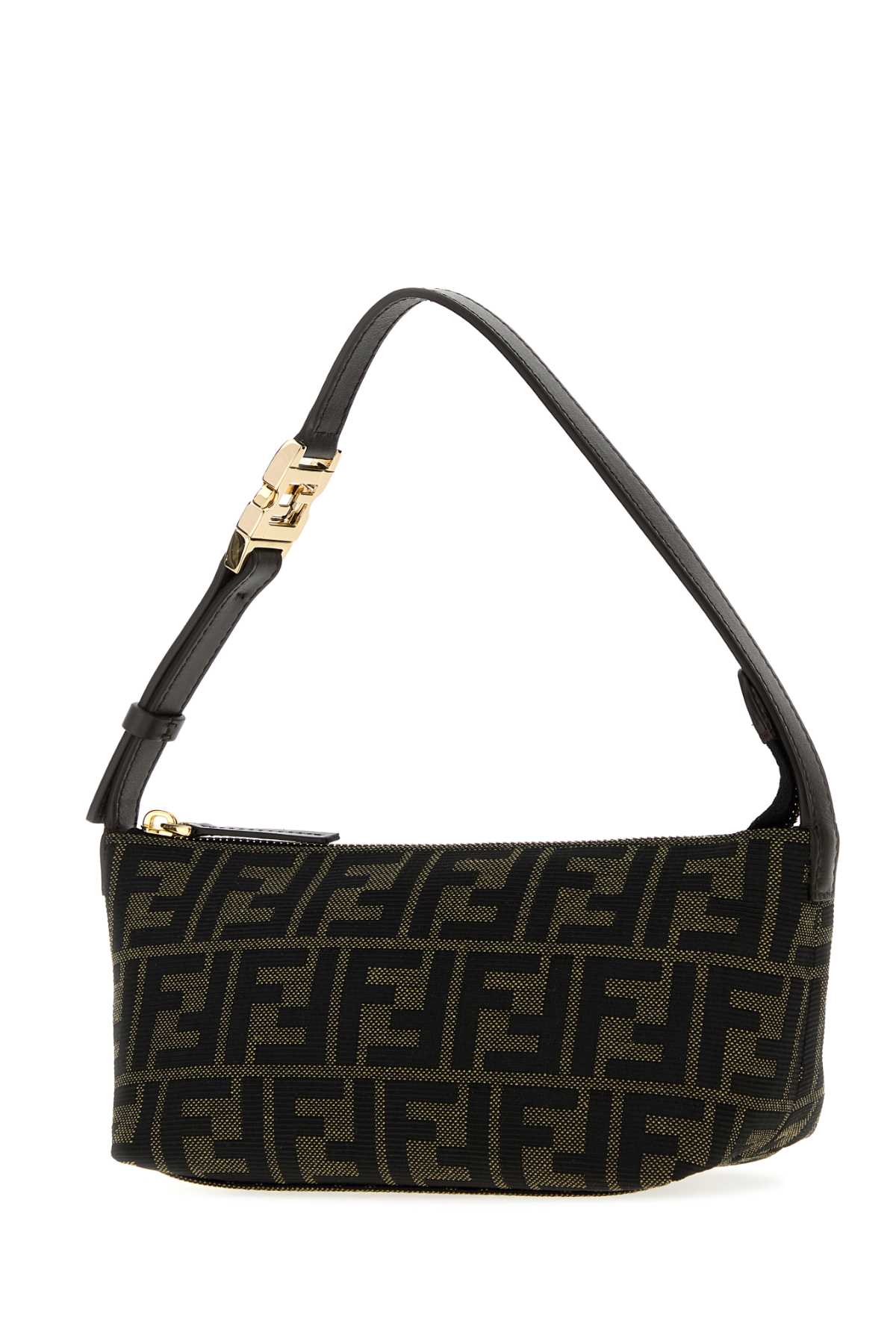 Fendi Women Embroidered Jacquard Small Vanity Handbag FENDI
