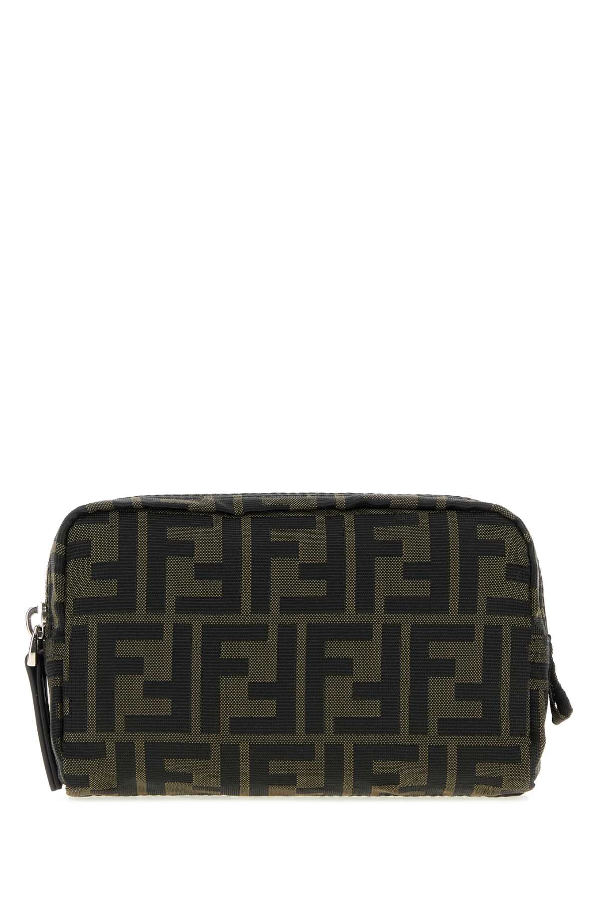 Fendi Men Embroidered Fabric Micro Beauty Case FENDI