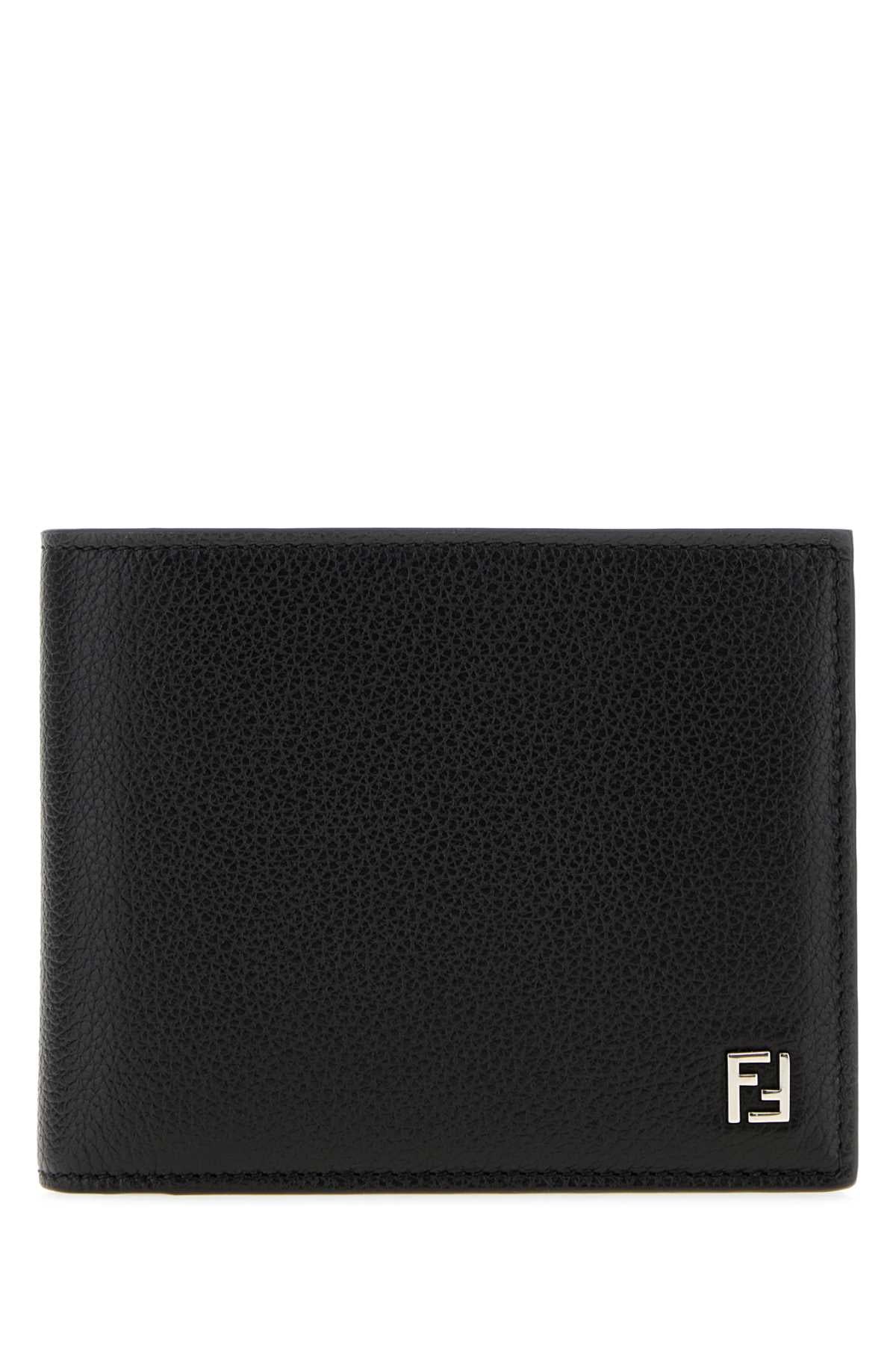 Fendi Men Black Leather Wallet FENDI