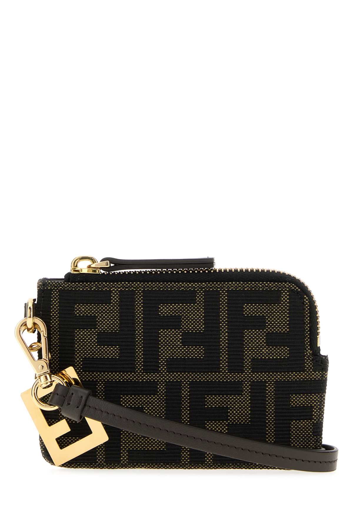 Fendi Women Embroidered Jacquard Card Holder FENDI