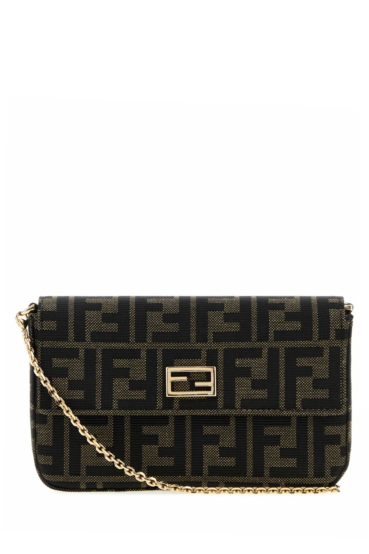 Fendi Women Embroidered Jacquard Tube Wallet FENDI