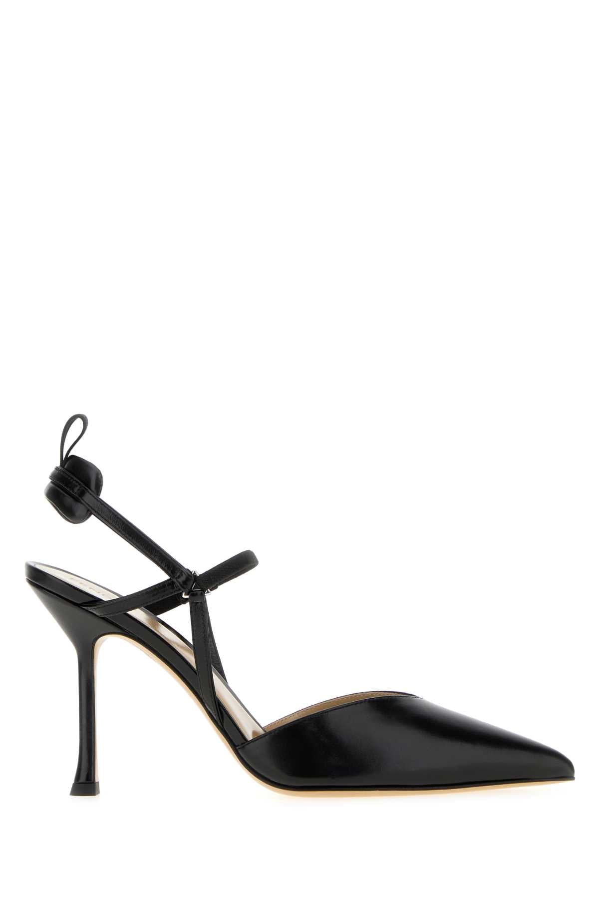 Fendi Women Black Leather Very Colibrã¬ Pumps FENDI