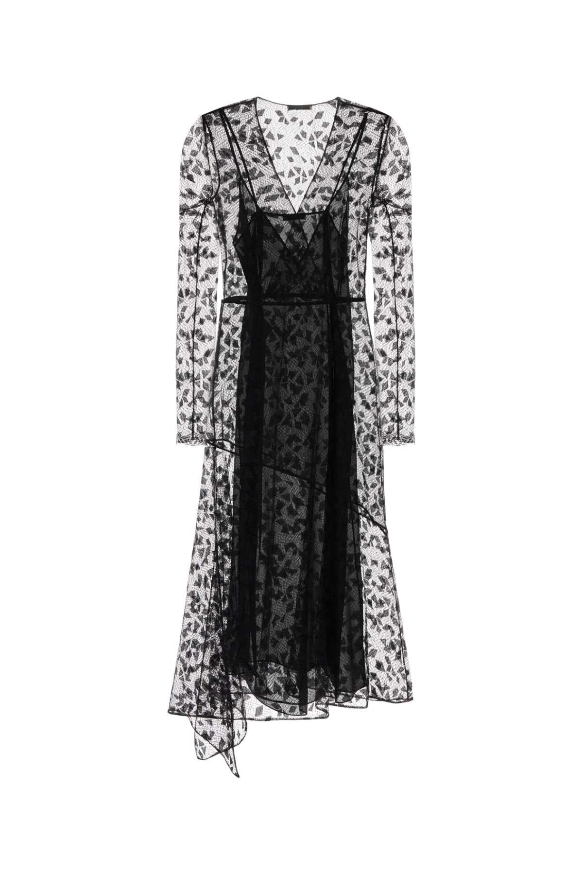 Fendi Women Black Lace Dress FENDI