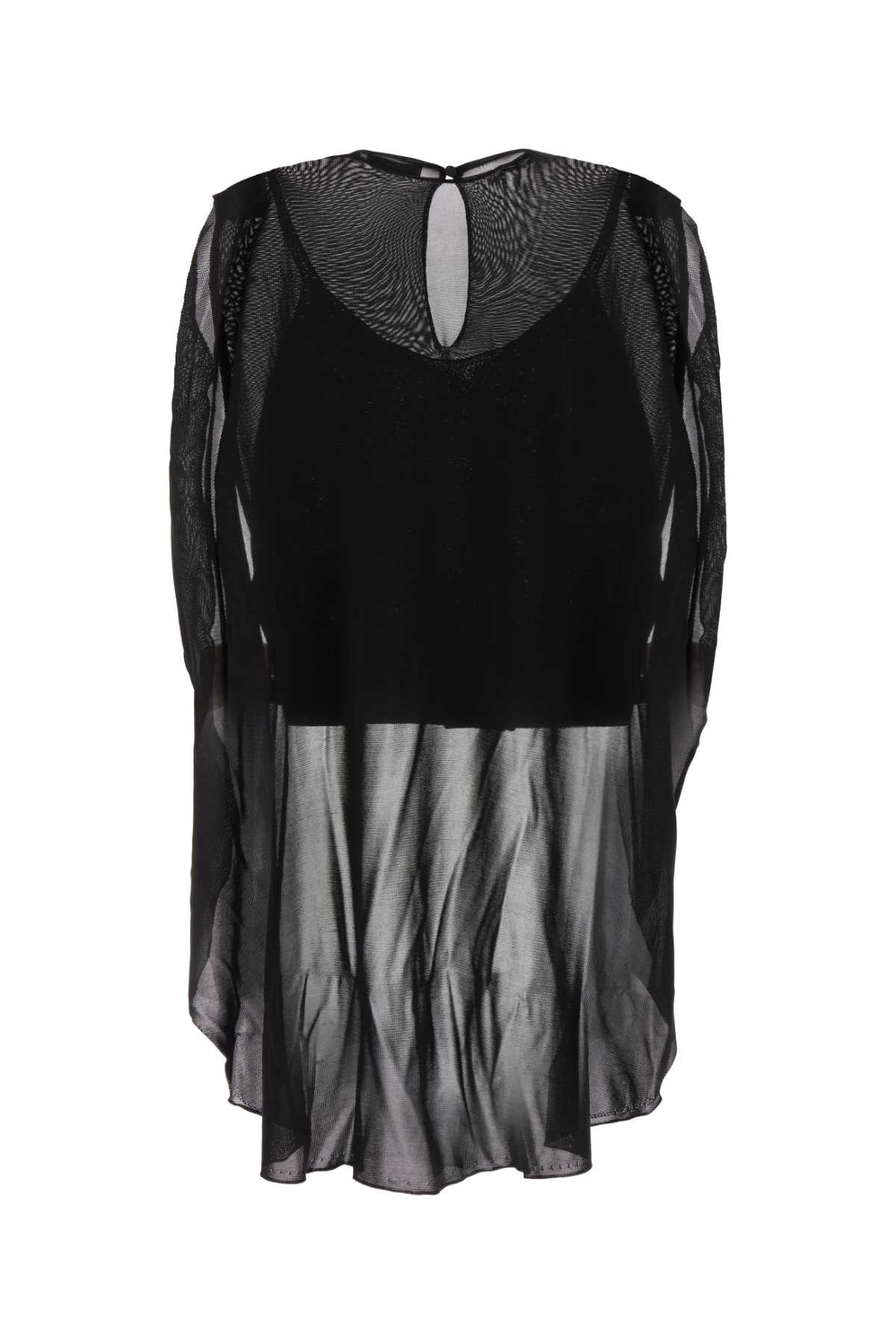 Fendi Women Black Silk Blend Top FENDI