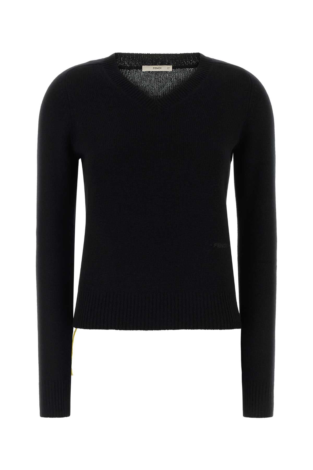 Fendi Women Black Cashmere Sweater FENDI