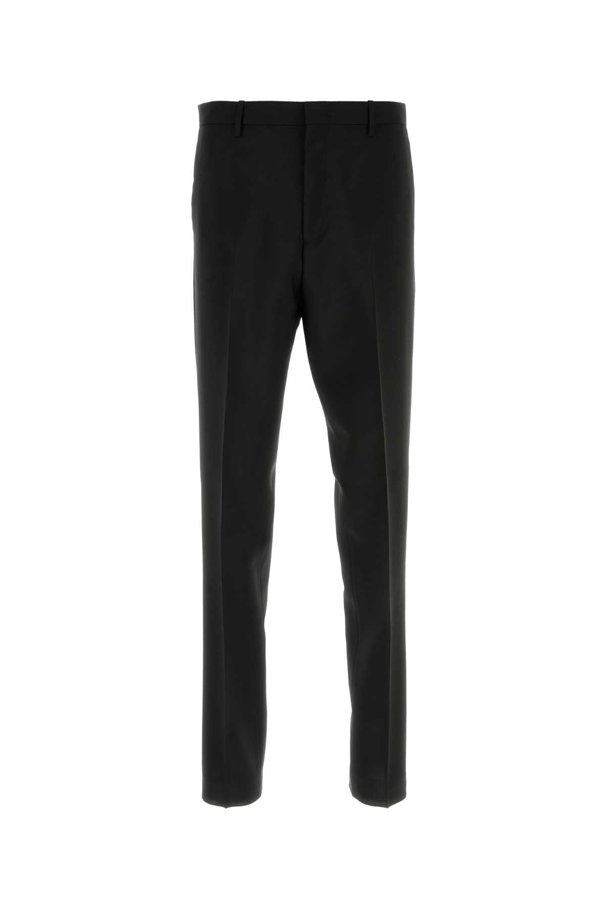 Fendi Men Black Mohair Blend Pant FENDI
