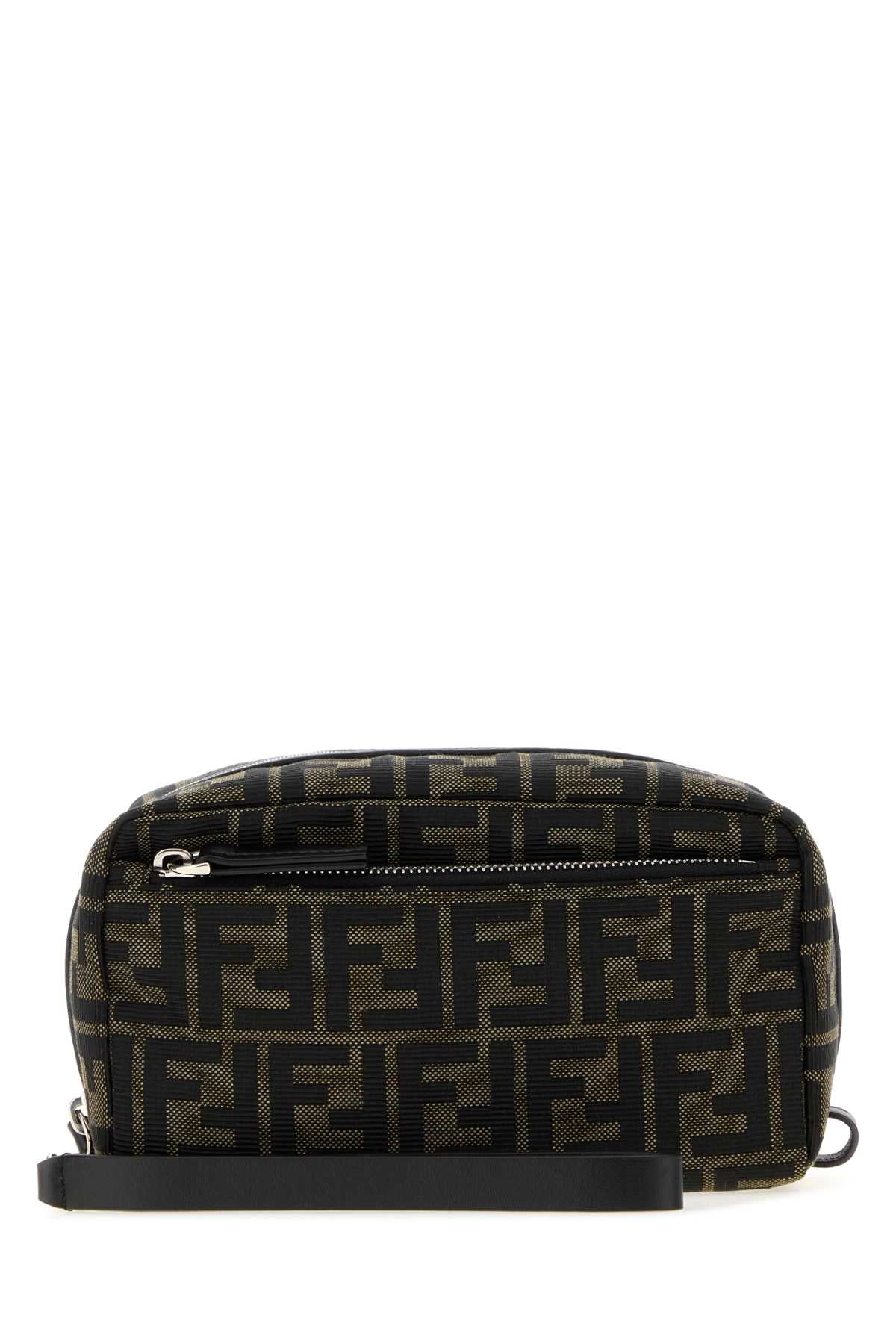 Fendi Men Embroidered Jacquard Small Beauty Case FENDI