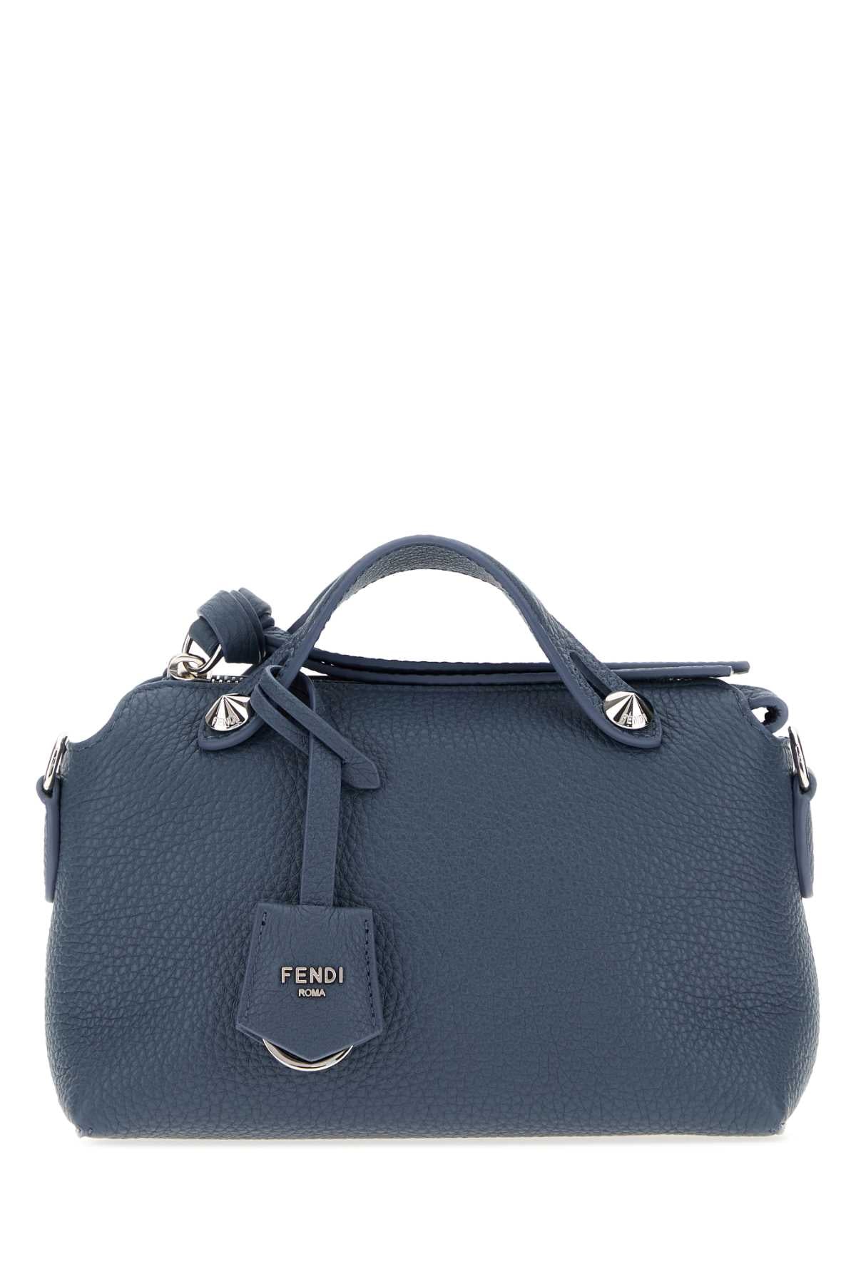 Fendi Women Air Force Blue Leather Mini By The Way Soft Handbag FENDI