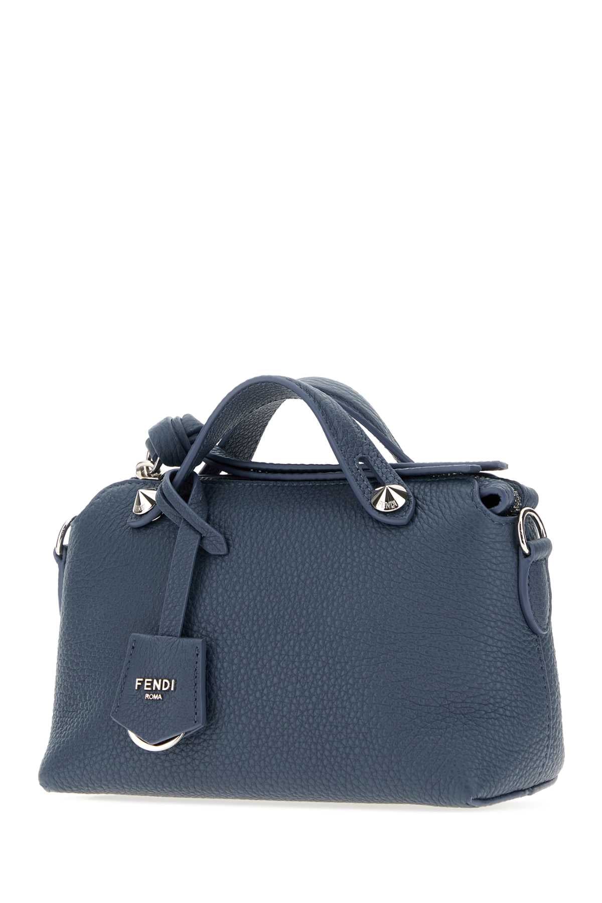 Fendi Women Air Force Blue Leather Mini By The Way Soft Handbag FENDI
