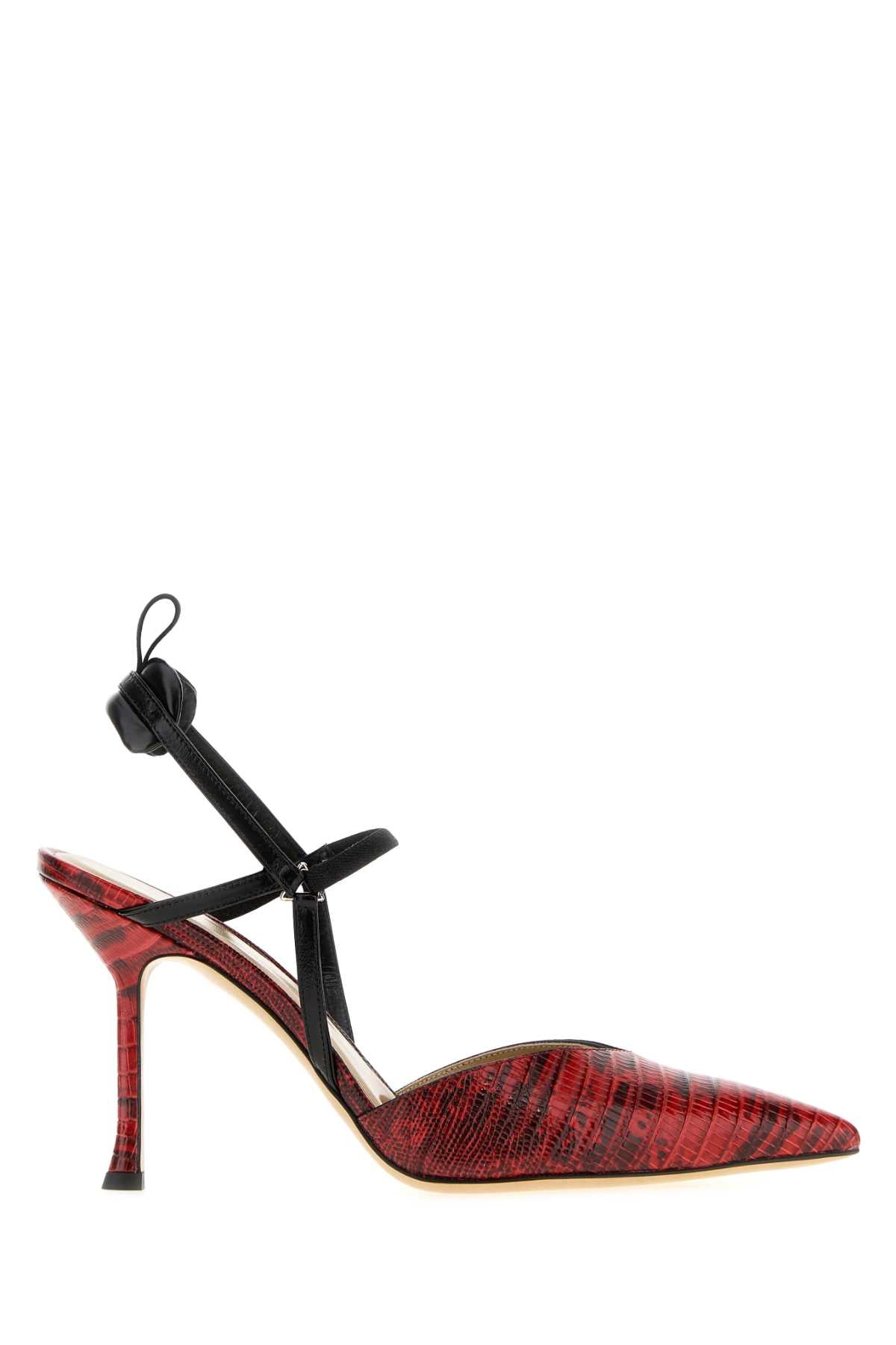 Fendi Women Printed Leather Very Colibrã¬ Pumps FENDI