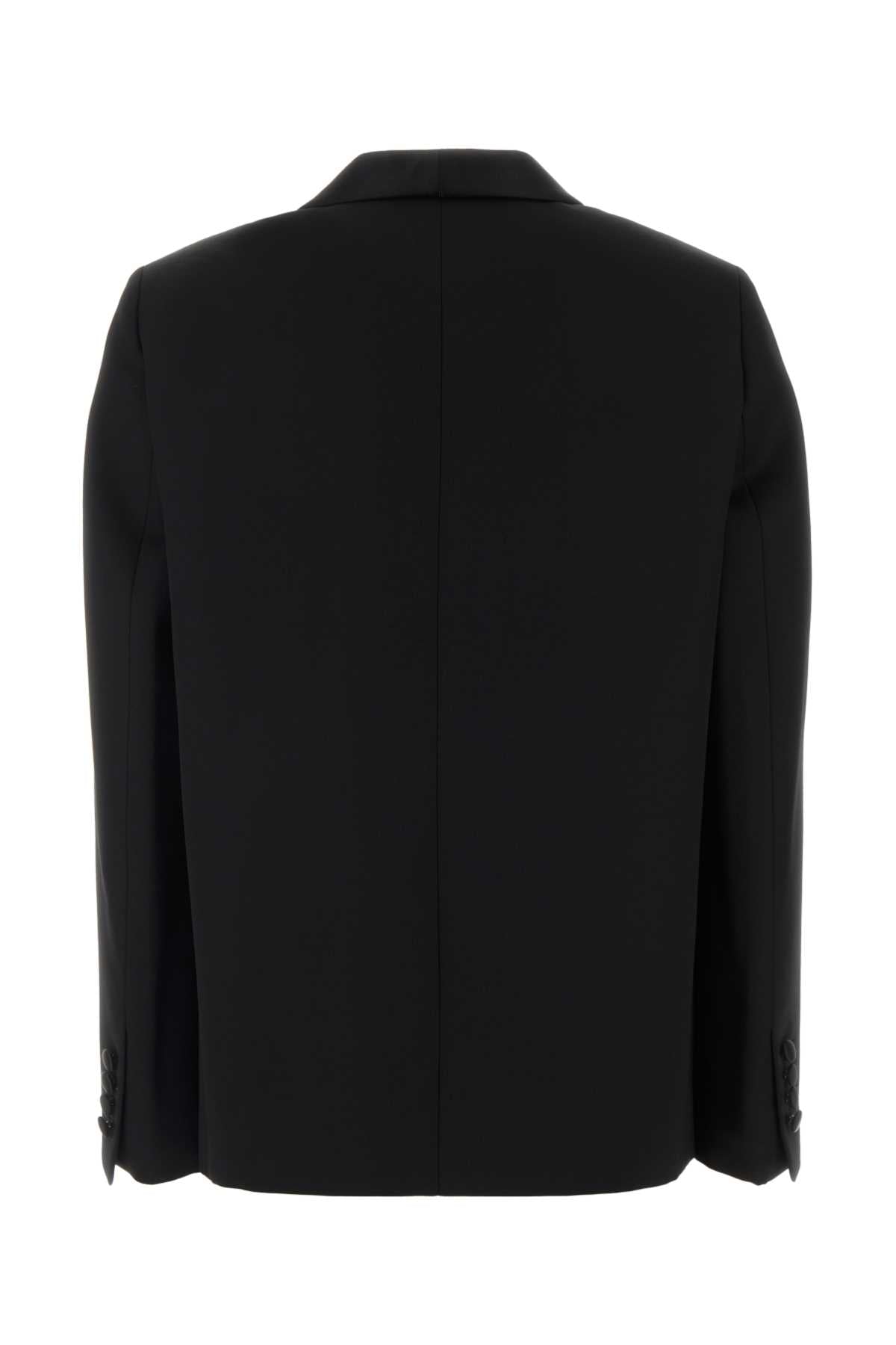 Fendi Women Black Grain De Poudre Blazer FENDI