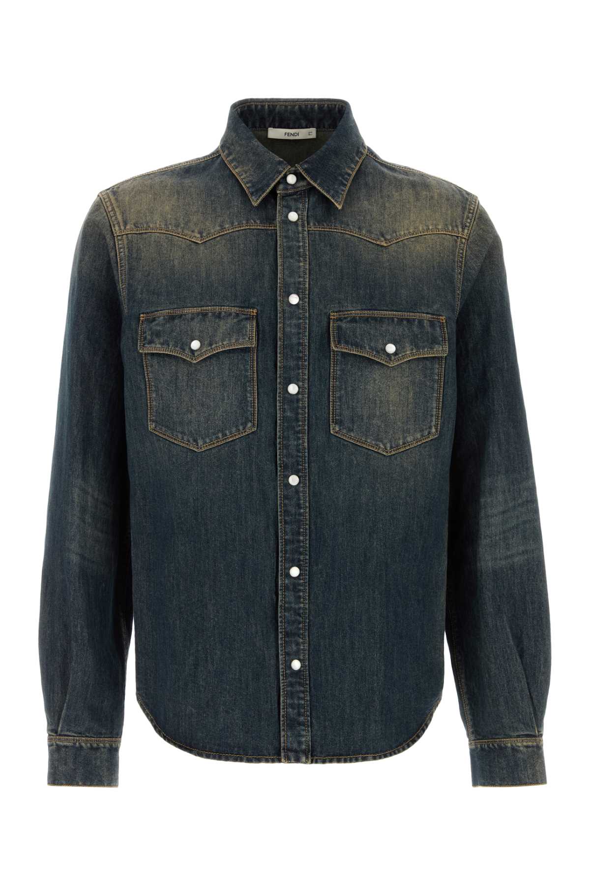 Fendi Men Denim Shirt FENDI