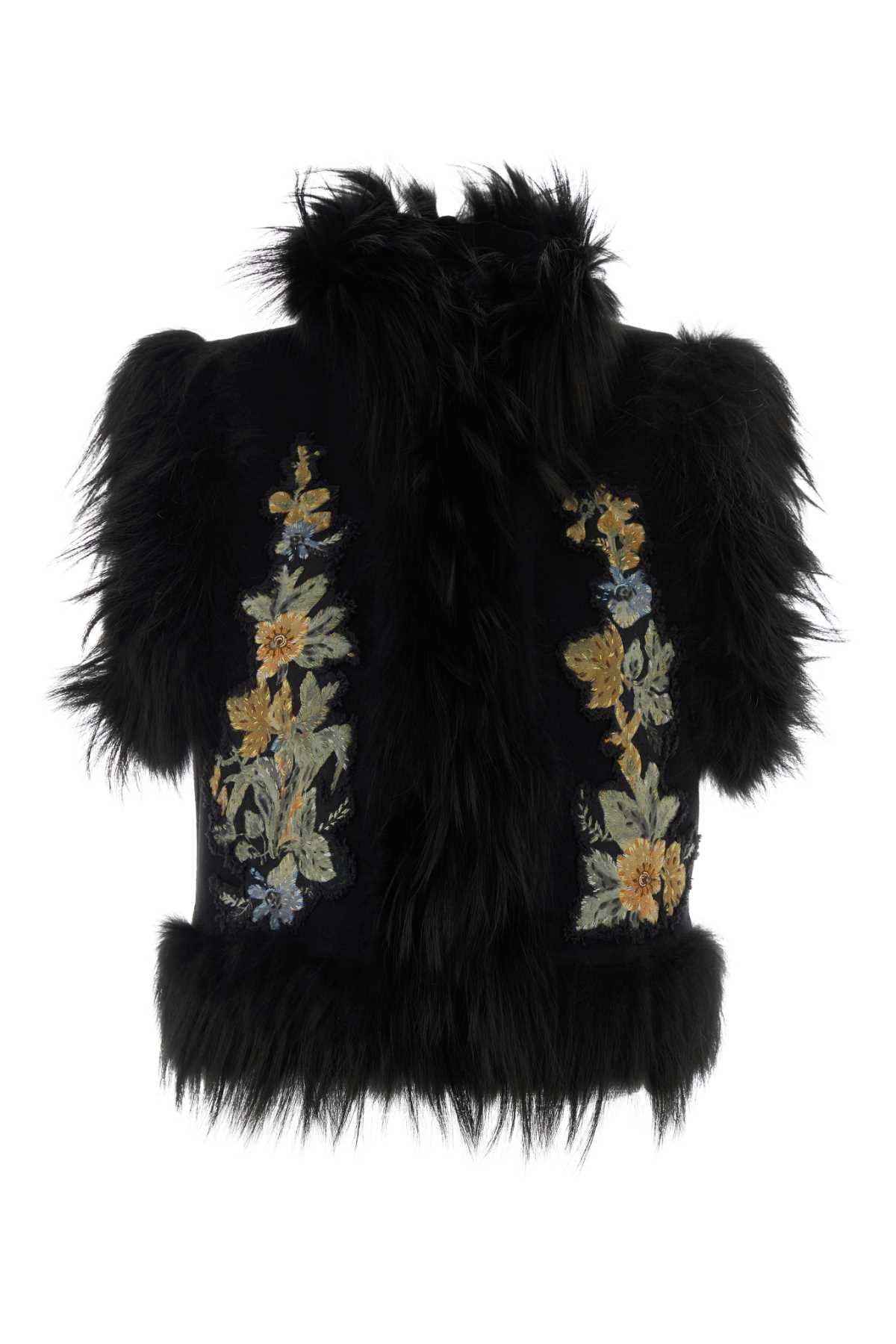 Fendi Women Gilet Panno + Floral FENDI
