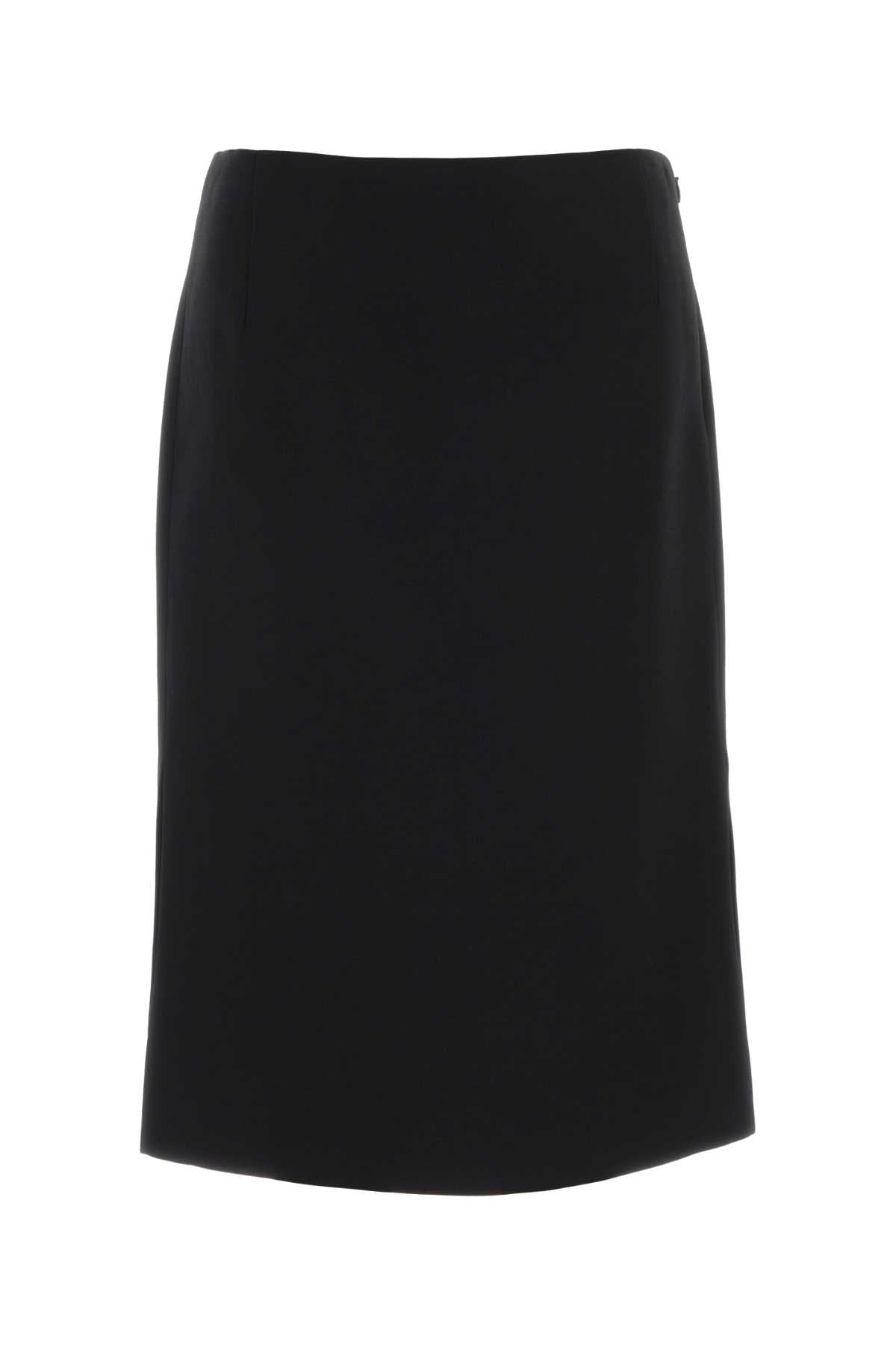 Fendi Women Black Wool Blend Skirt FENDI