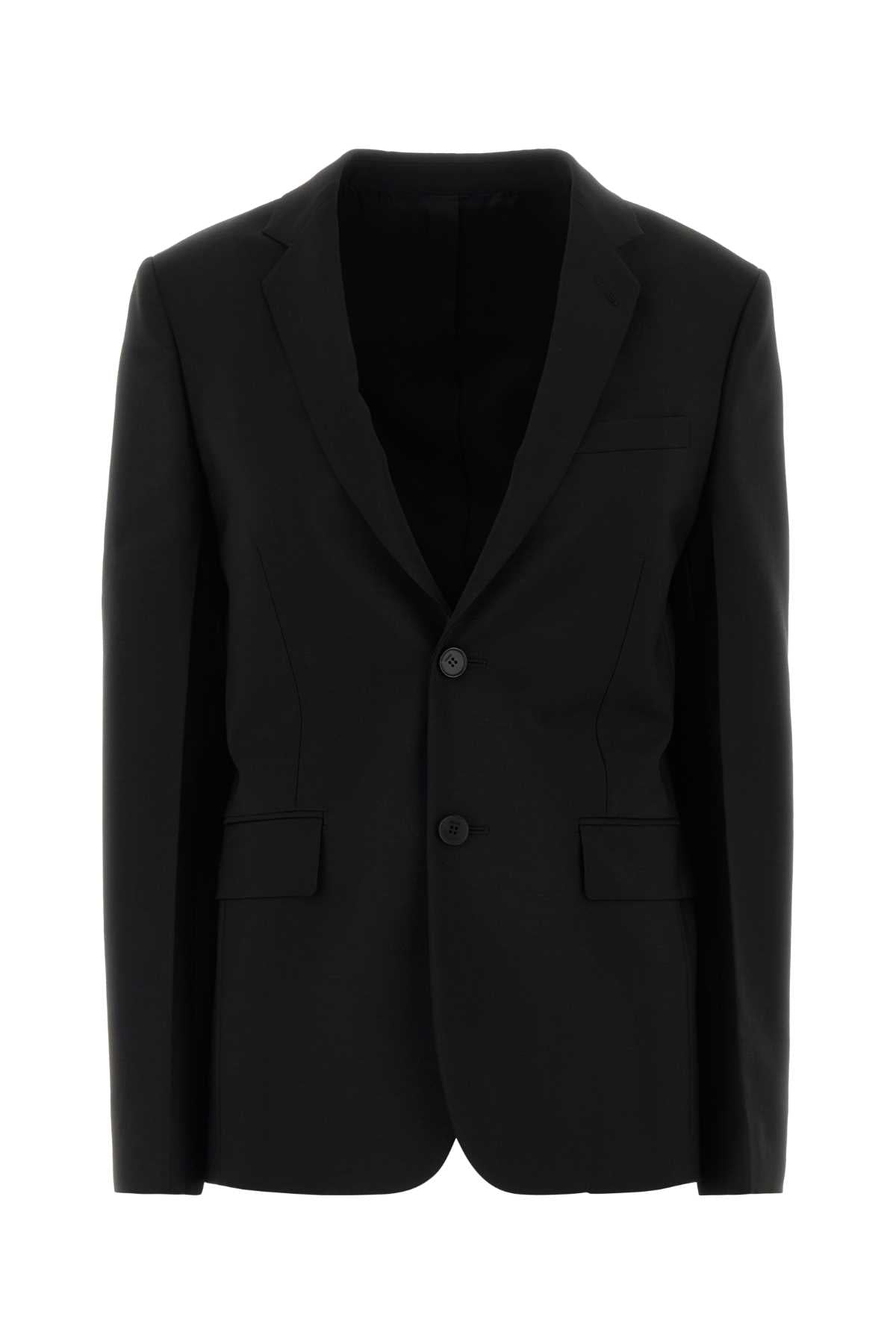 Fendi Women Black Mohair Blend Blazer FENDI