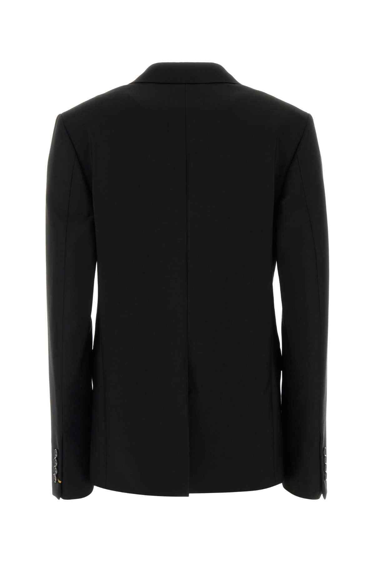 Fendi Women Black Mohair Blend Blazer FENDI