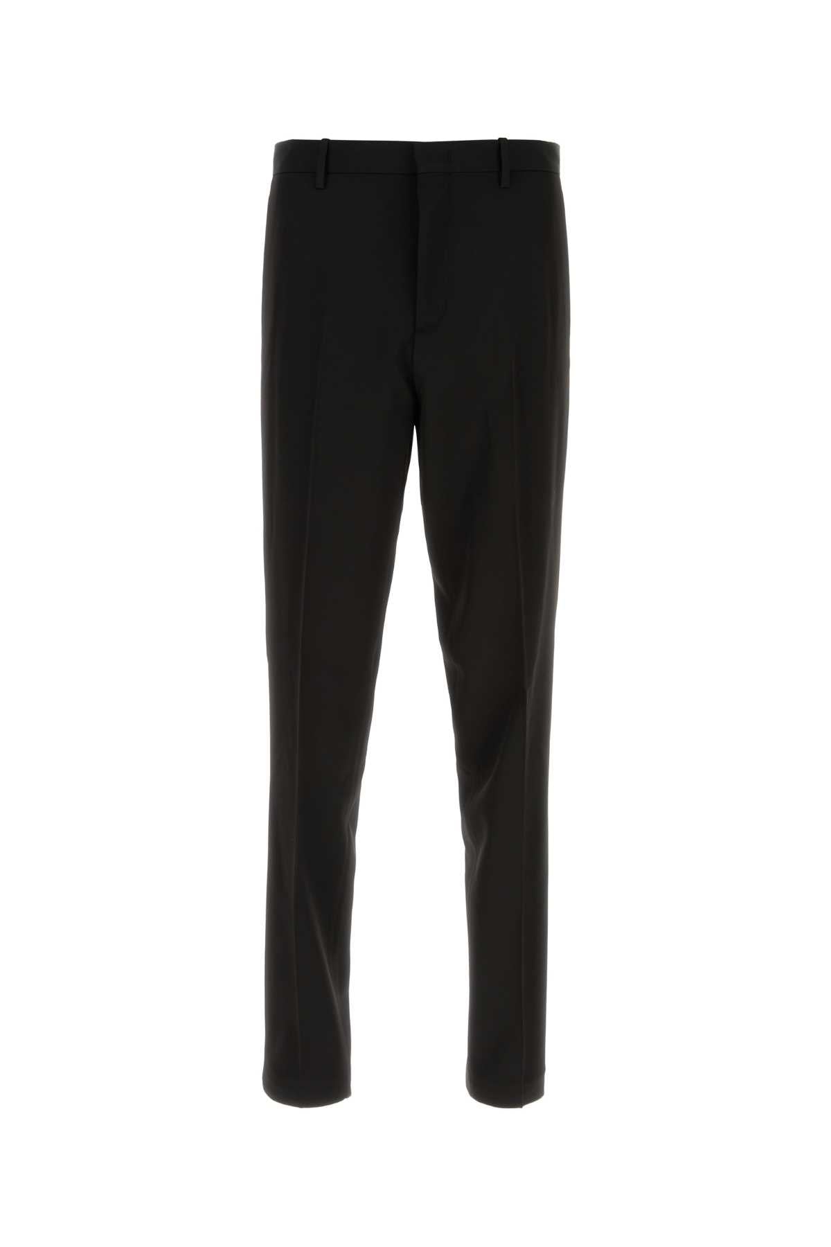 Fendi Men Black Wool Pant FENDI