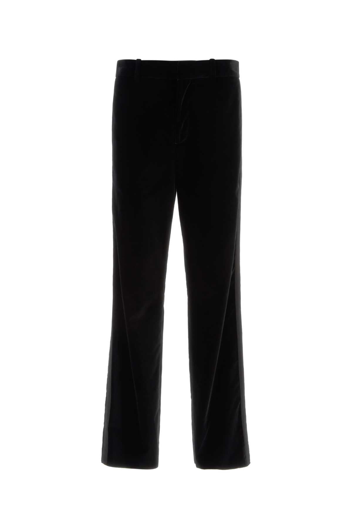 Fendi Men Black Velvet Pant FENDI