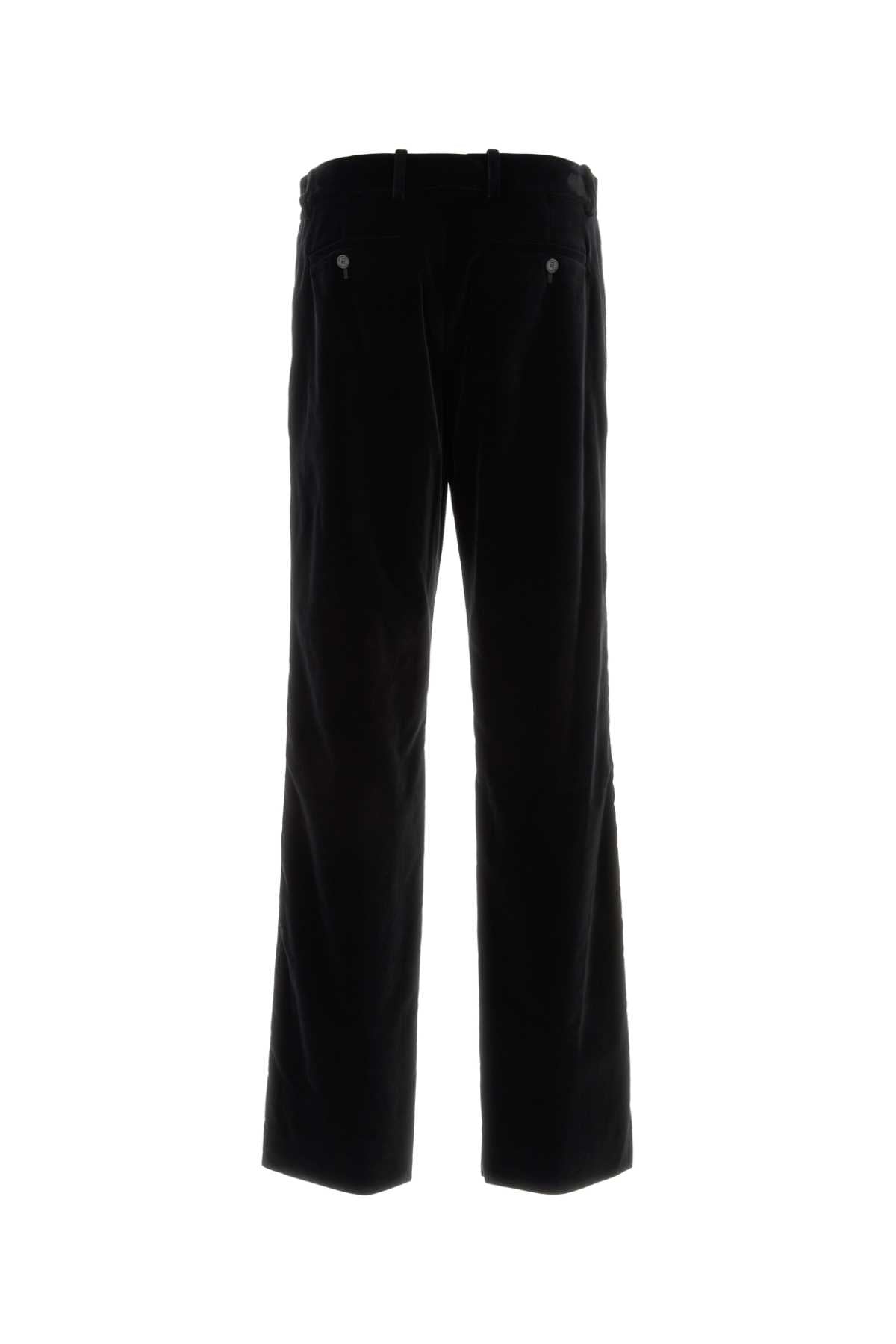 Fendi Men Black Velvet Pant FENDI