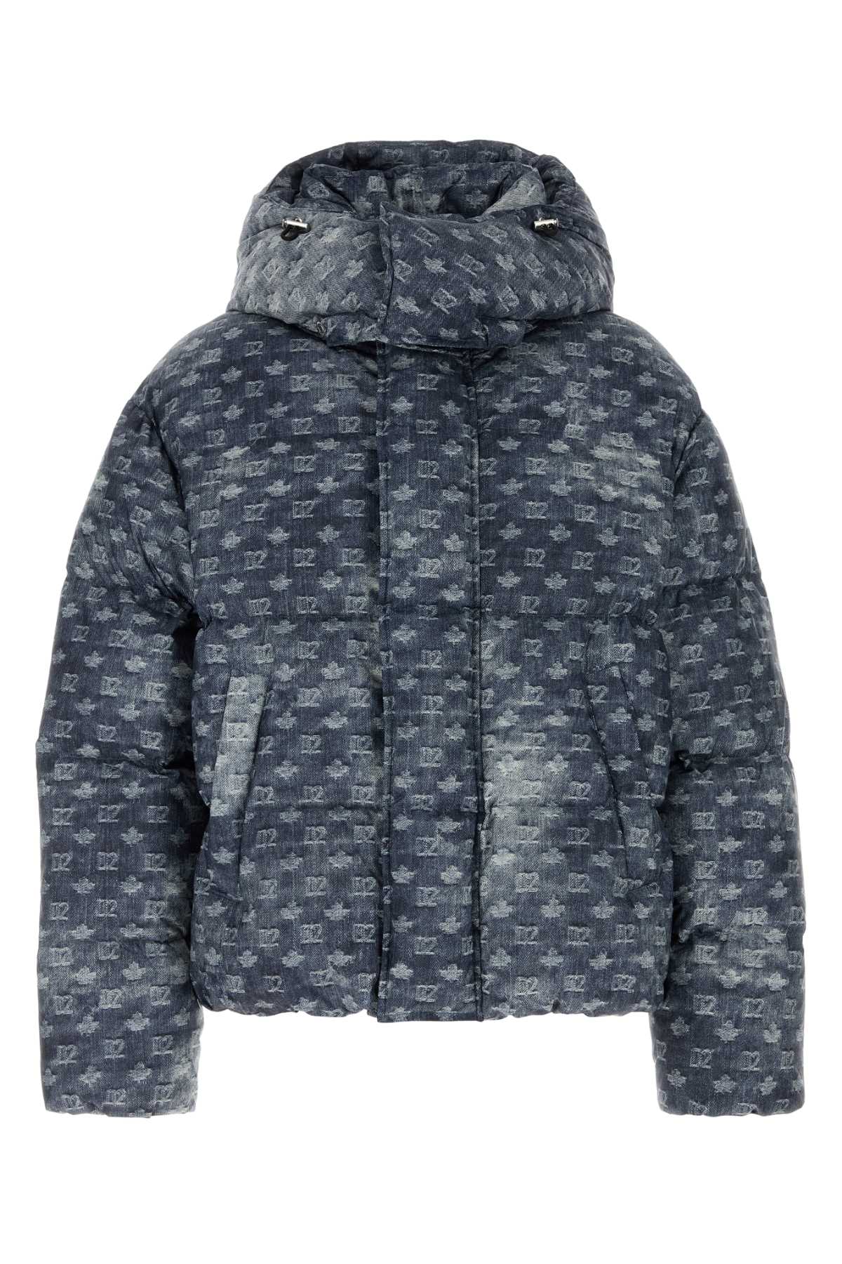 Dsquared Men Printed Polyester Down Jacket DSQUARED2