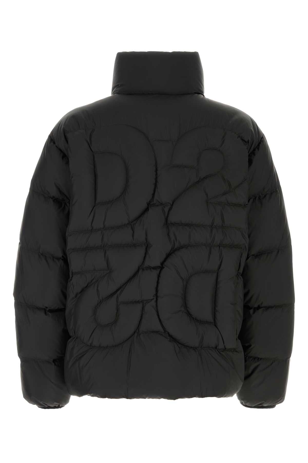 Dsquared Men Black Nylon Down Jacket DSQUARED2