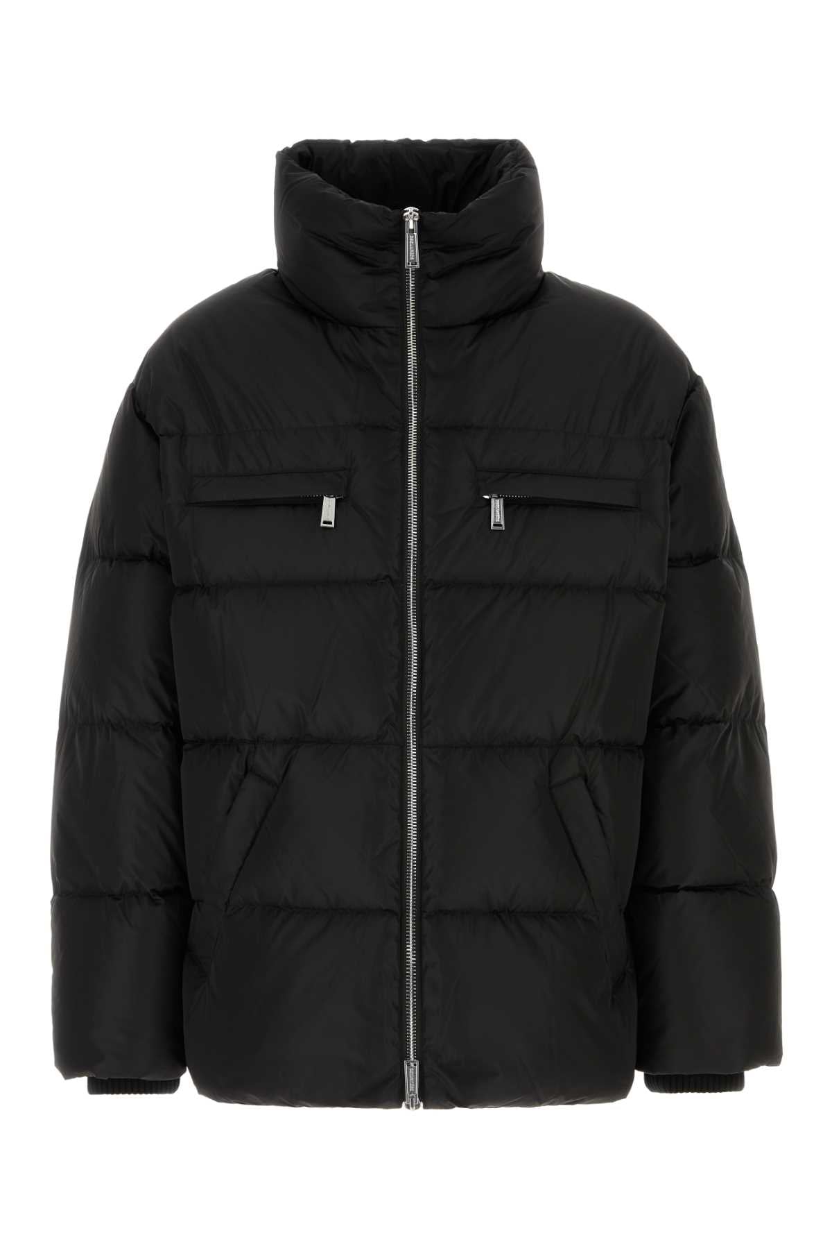 Dsquared Men Black Nylon Down Jacket DSQUARED2