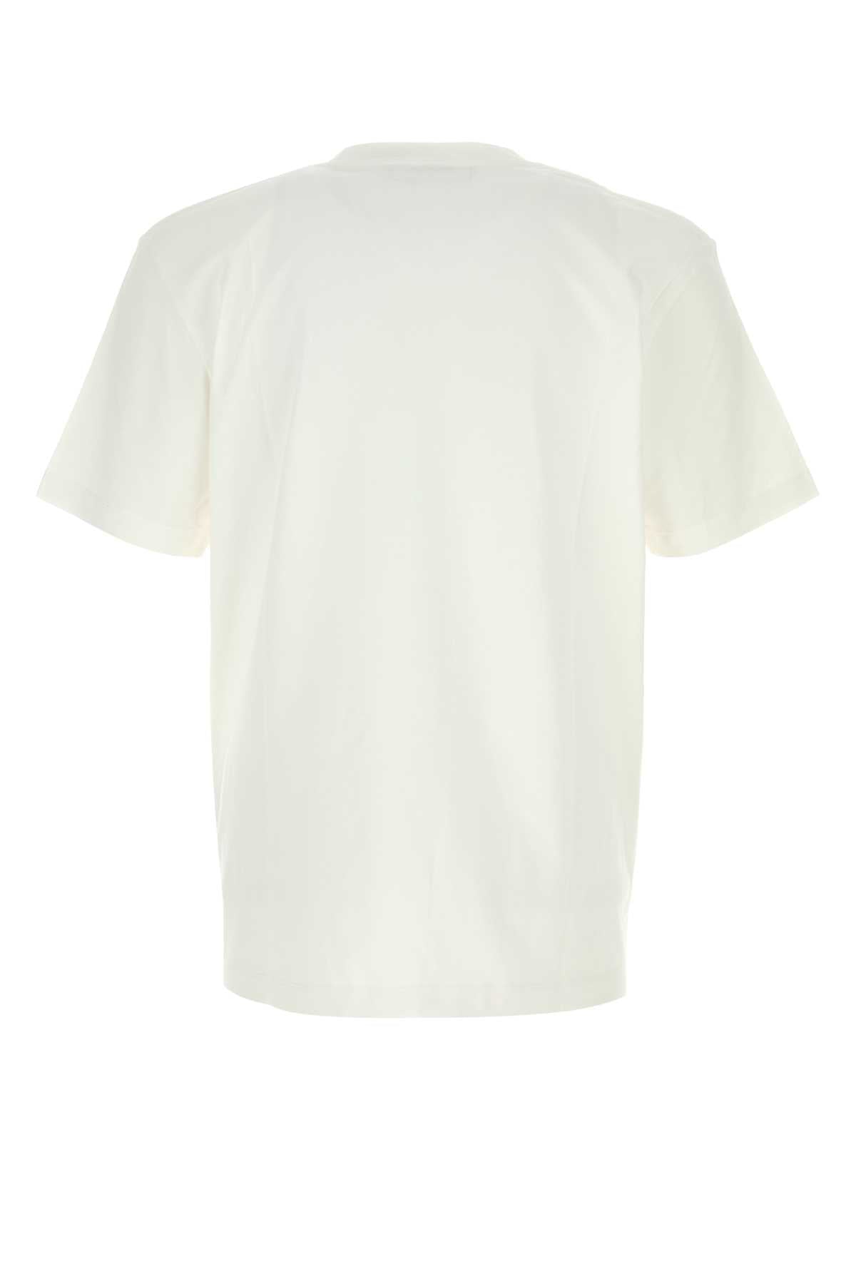 Dsquared Men White Cotton T-Shirt DSQUARED2