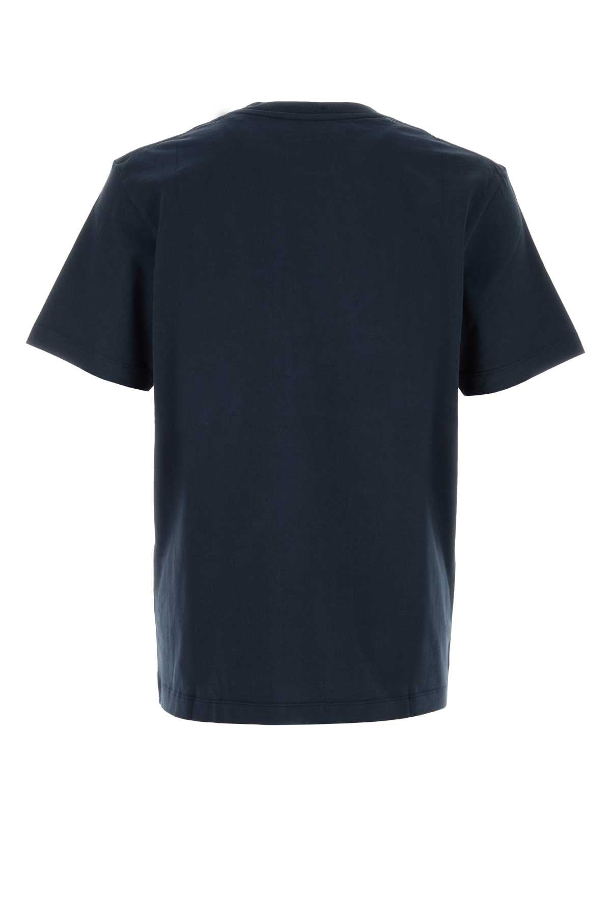 Dsquared Men Navy Blue Cotton T-Shirt DSQUARED2