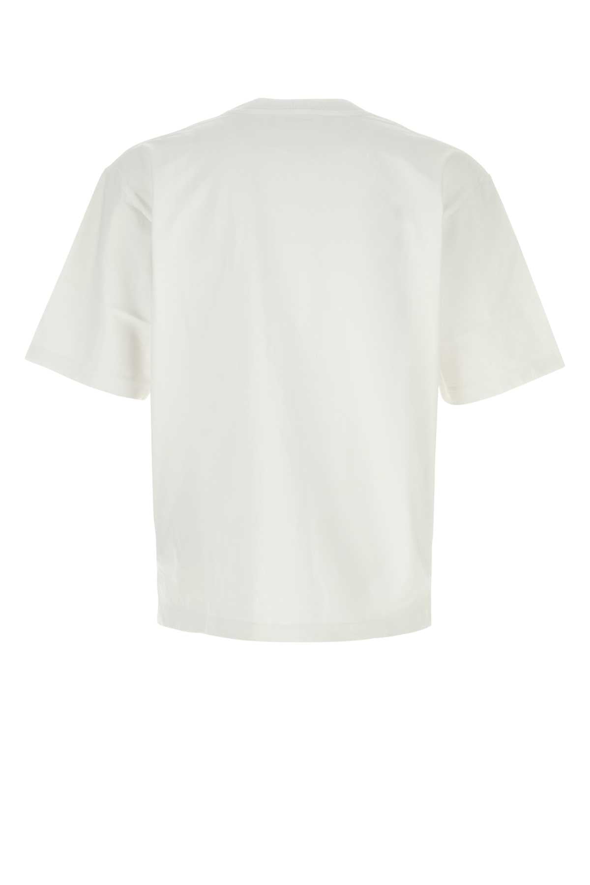 Dsquared Men White Cotton T-Shirt DSQUARED2