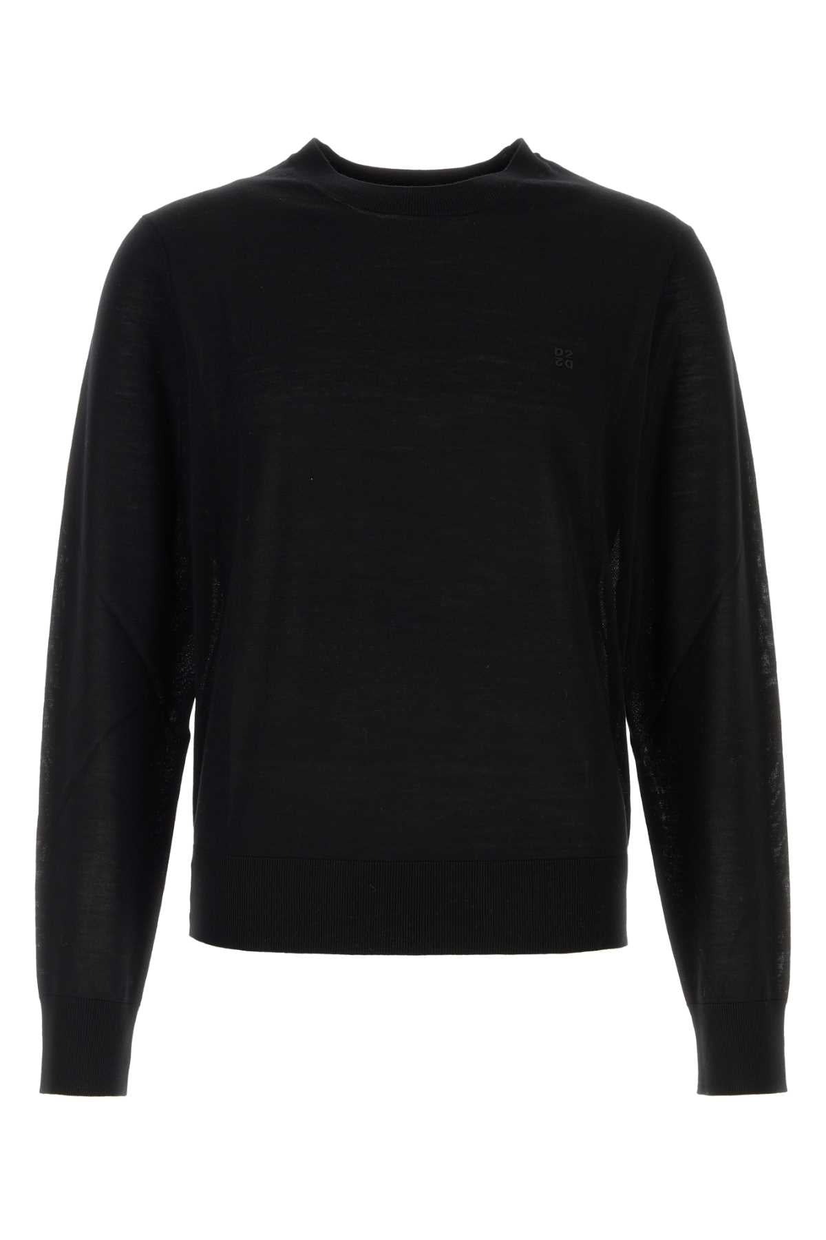 Dsquared Men Black Wool Sweater DSQUARED2